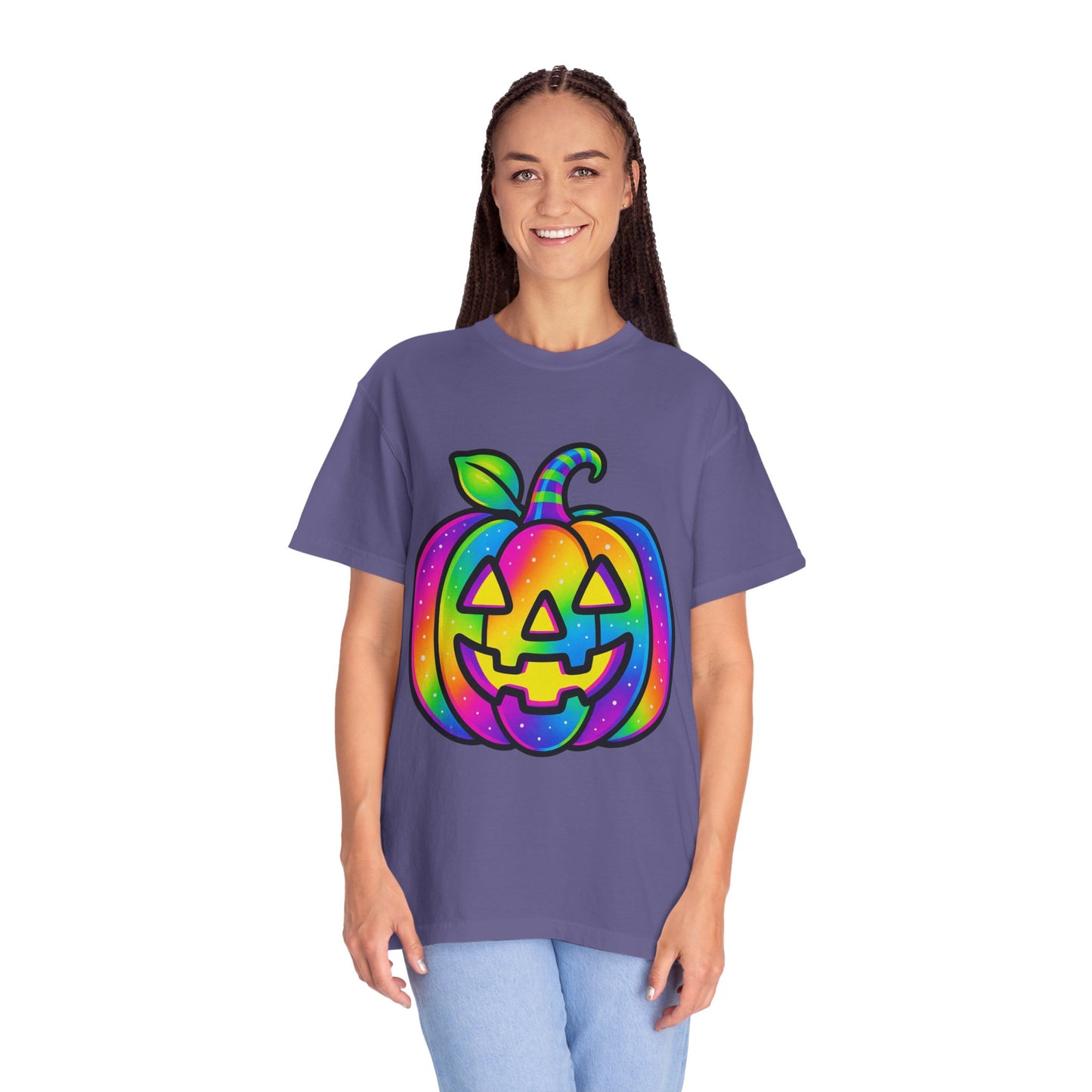 Colorful Pumpkin T-shirt for Halloween