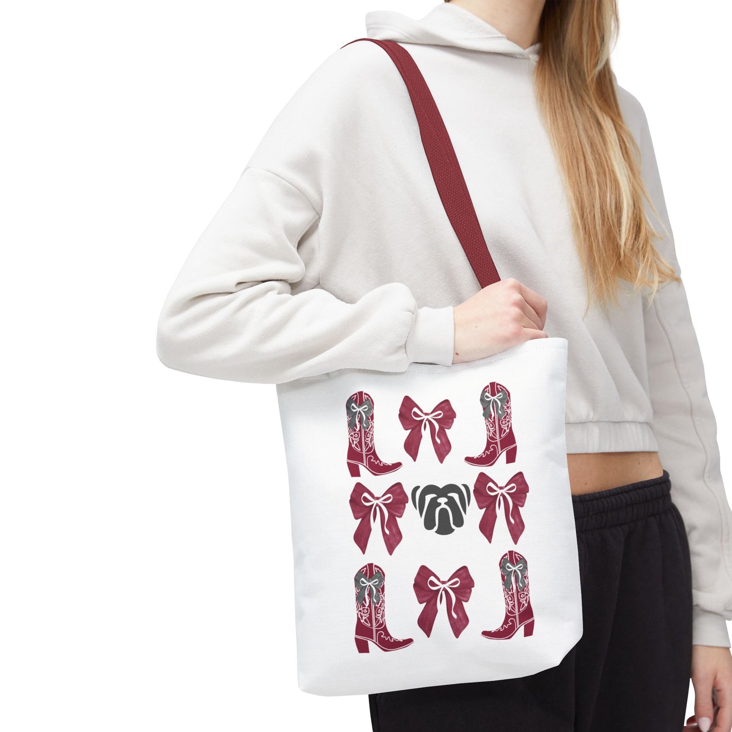 Msu bulldogs tote bag, mississippi state gift, mississippi fan gift, msu alumni, go dogs, starkville mississippi, graduation gift, msu game day tote bag