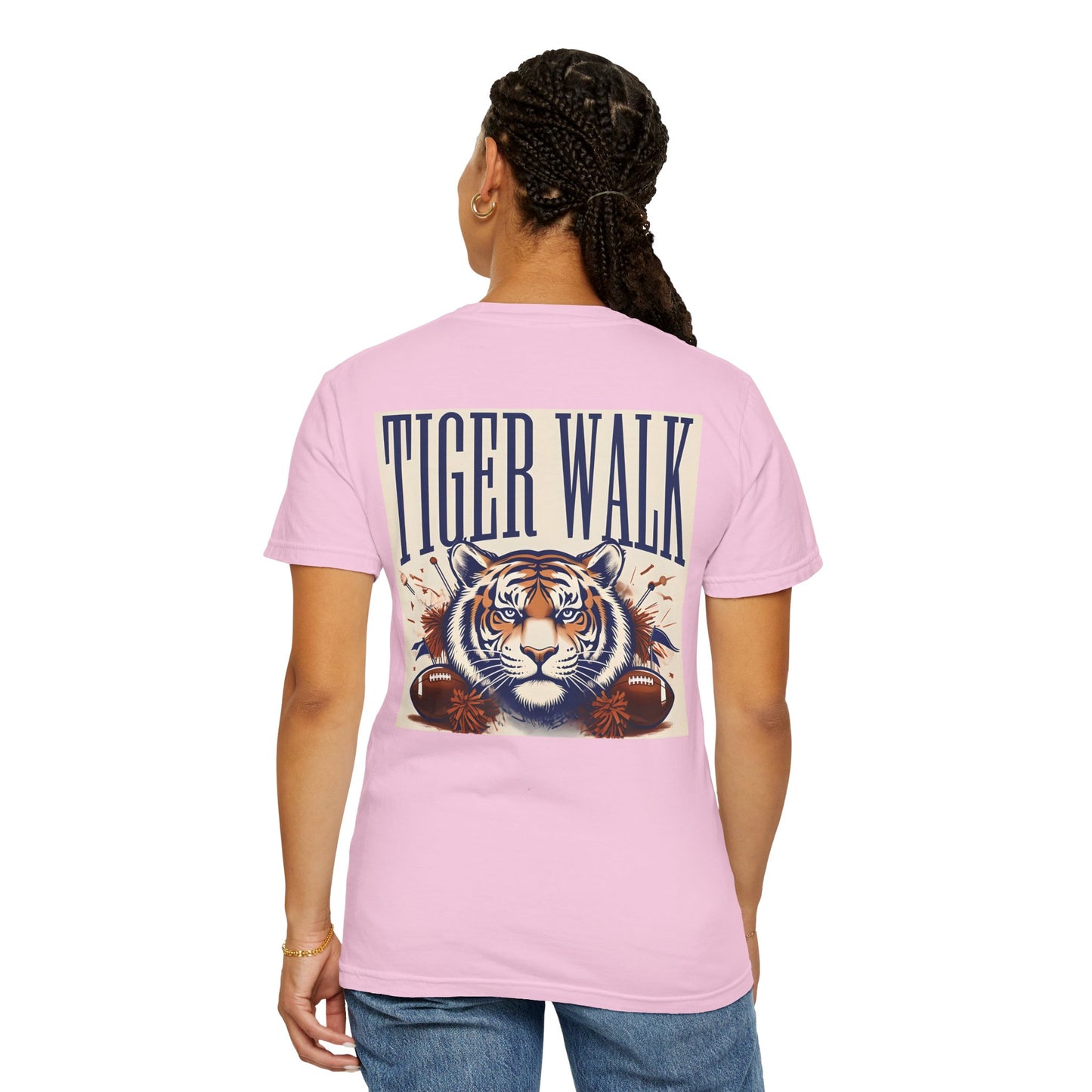 War Eagle Tiger Walk Unisex T-Shirt, Casual Tee, College Apparel, Game Day Shirt, Sports Fan Gear, Gift for Auburn Fans
