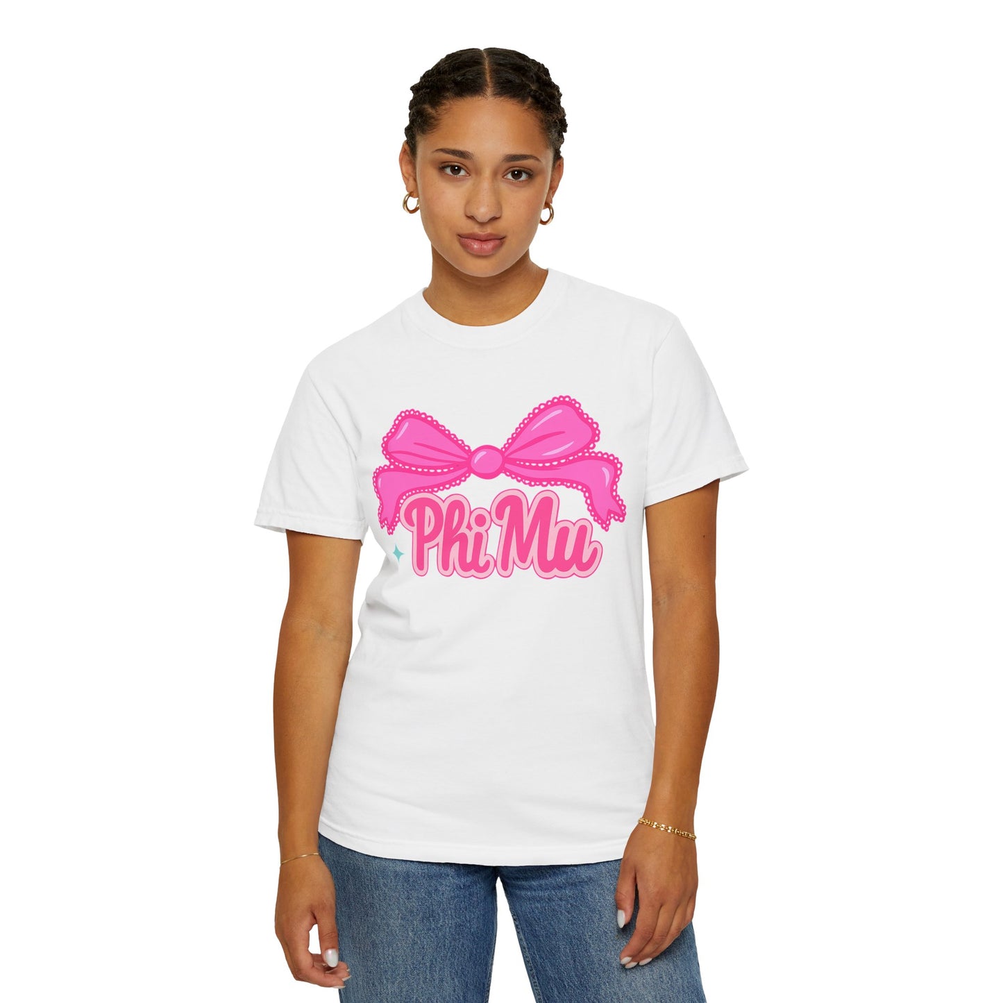 PhiMu Bow Pink Sorority T-Shirt
