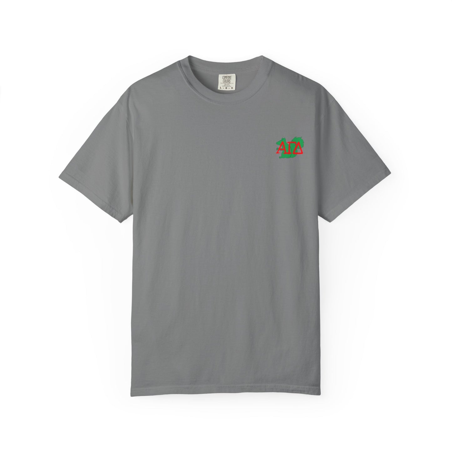 AGD Charming Sorority T-Shirt, Squirrel Design, Unisex Apparel, Perfect Gift, Casual Wear, College Life, Greek Life, Fraternity Events
