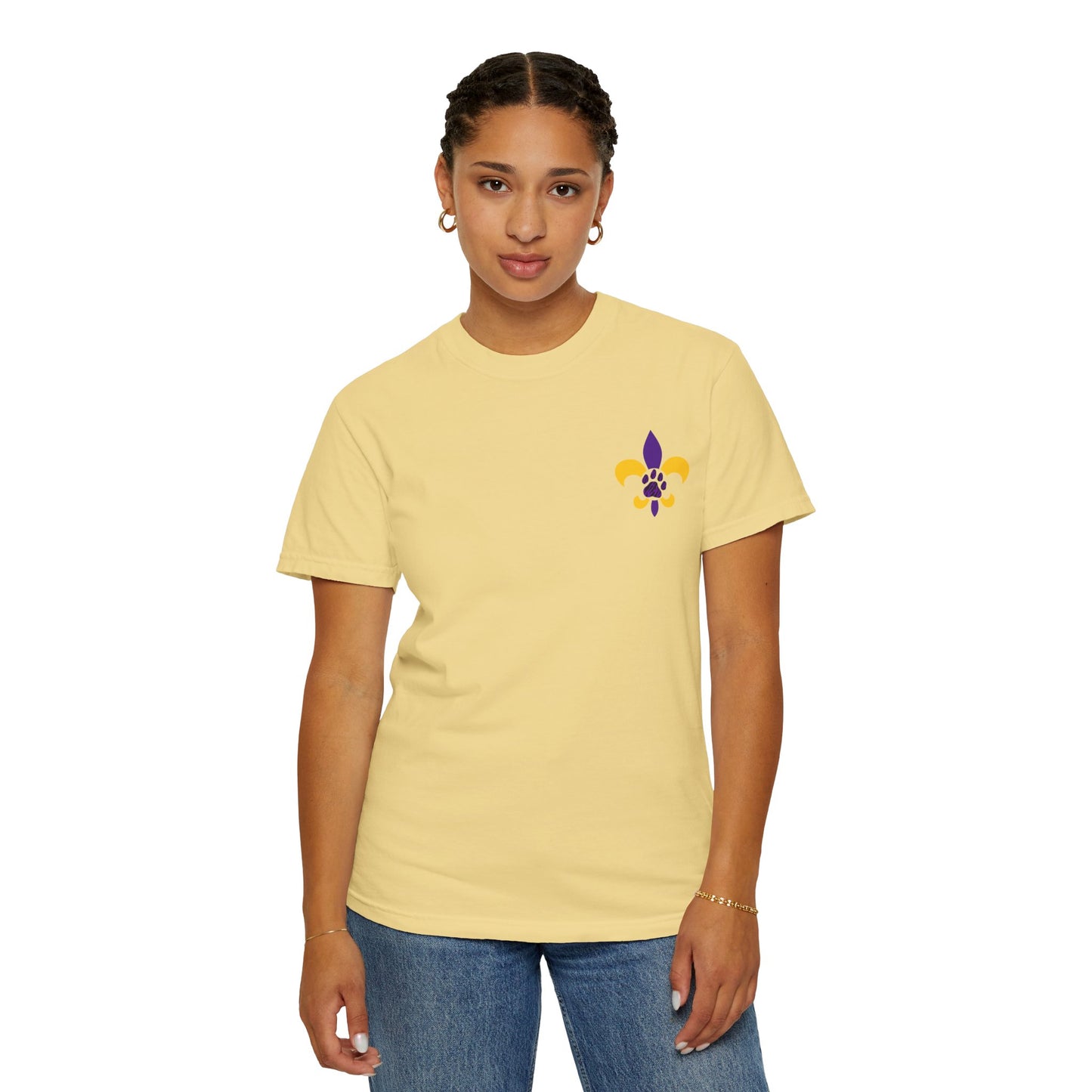 Baton Rouge Spirit T-Shirt - Unisex Garment-Dyed Tee for Game Day, College Football, Mardi Gras, Team Pride, Casual Wear