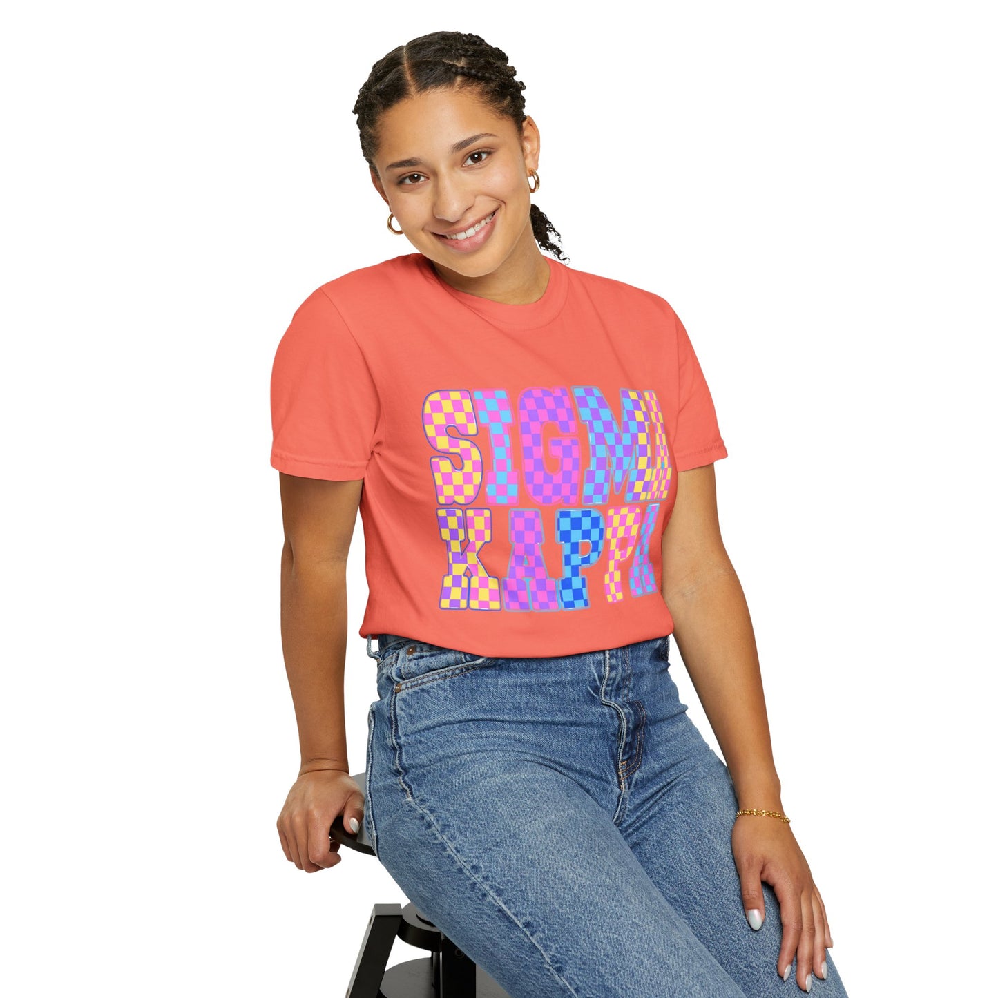 Colorful SigmaKappa T-Shirt - Unisex Garment-Dyed