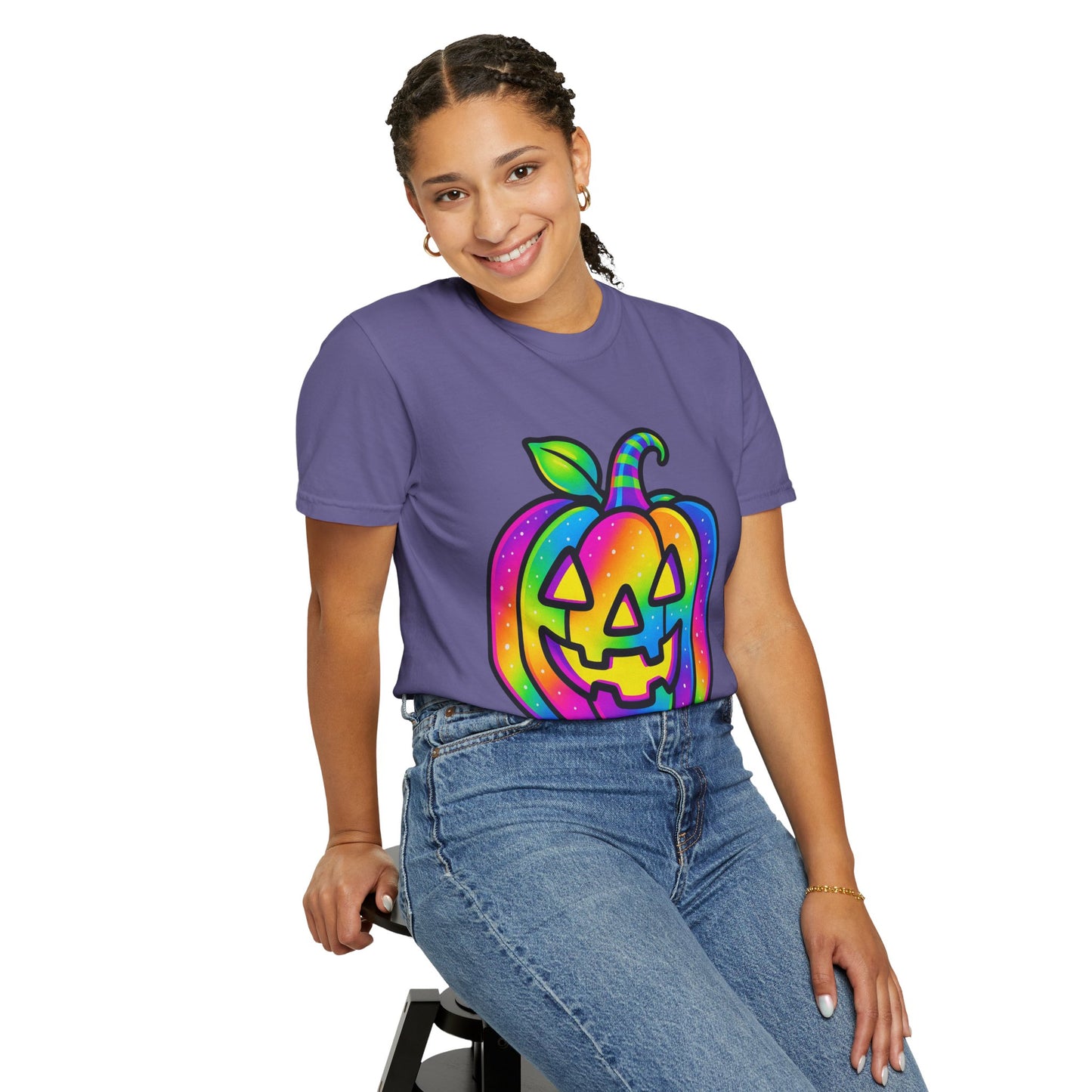 Colorful Pumpkin T-shirt for Halloween