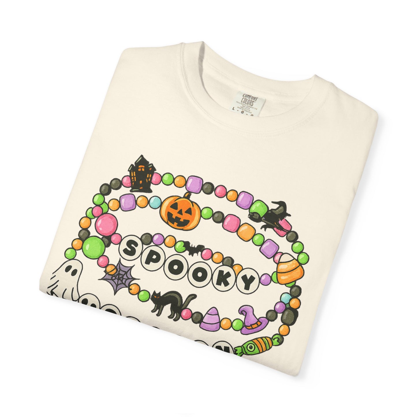 Spooky Season Friendship Bracelet T-shirt | Halloween Fun, Unisex Tee