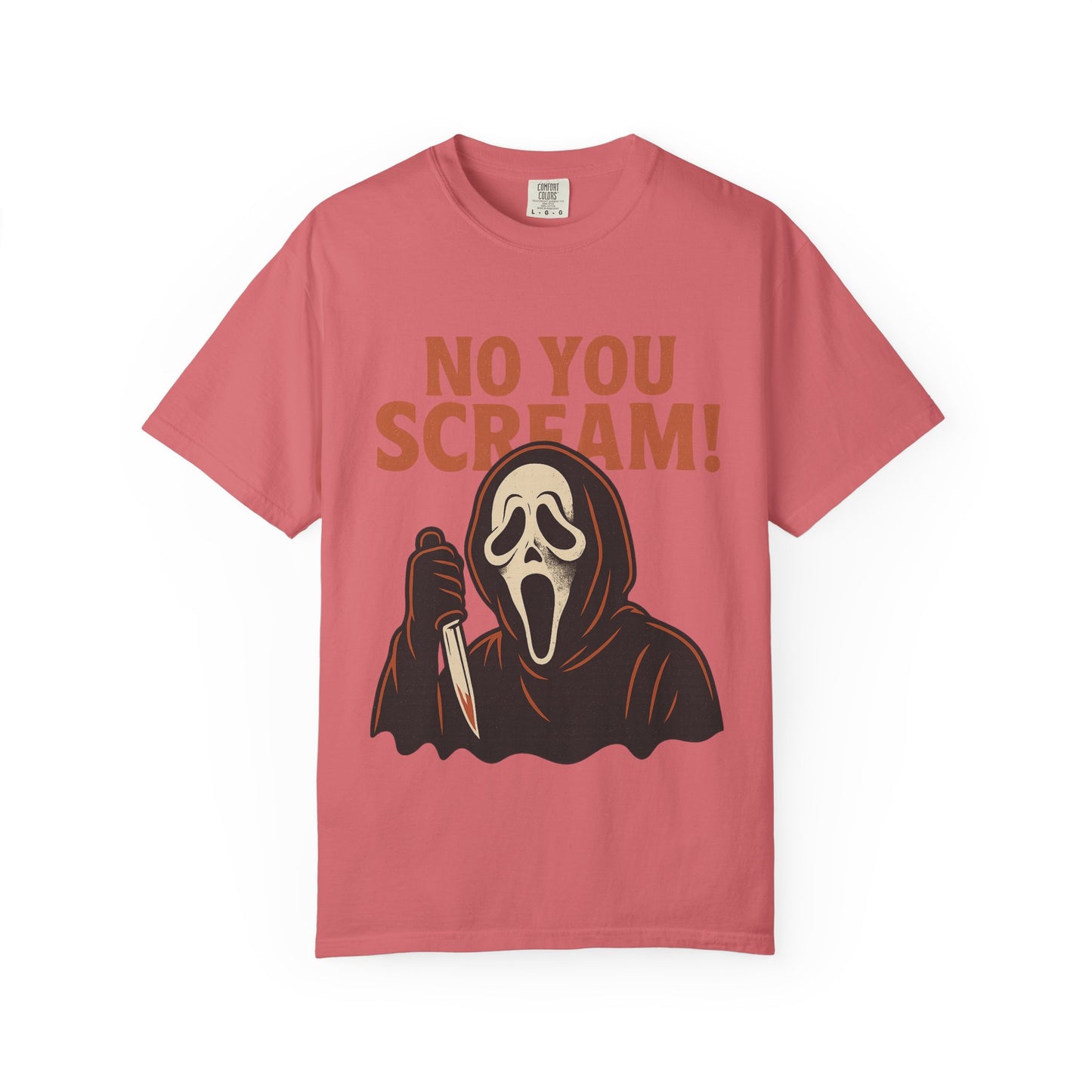 Unisex Horror-Themed T-shirt | Fun Scream Design for Halloween, Costume Parties, Movie Nights, Gift for Horror Fans