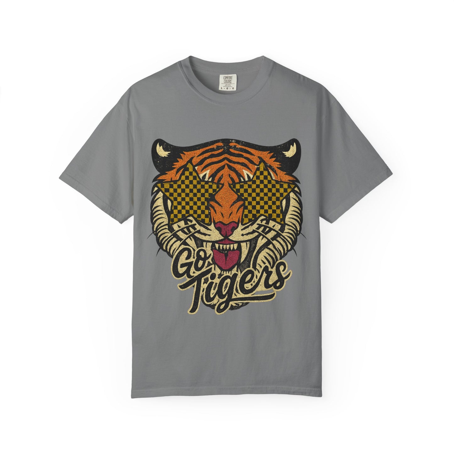 Bold Tiger Graphic Unisex T-Shirt - Go Tigers Design for Missouri Lovers
