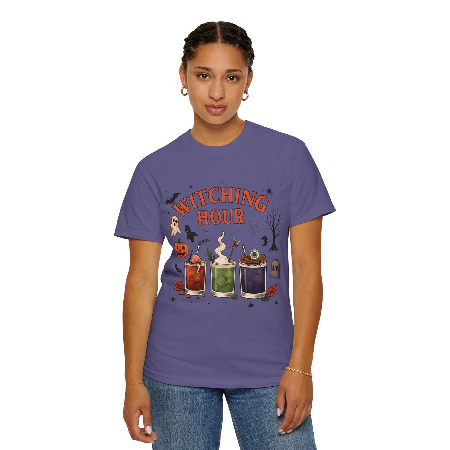Witching Hour Cocktails T-Shirt | Halloween Apparel