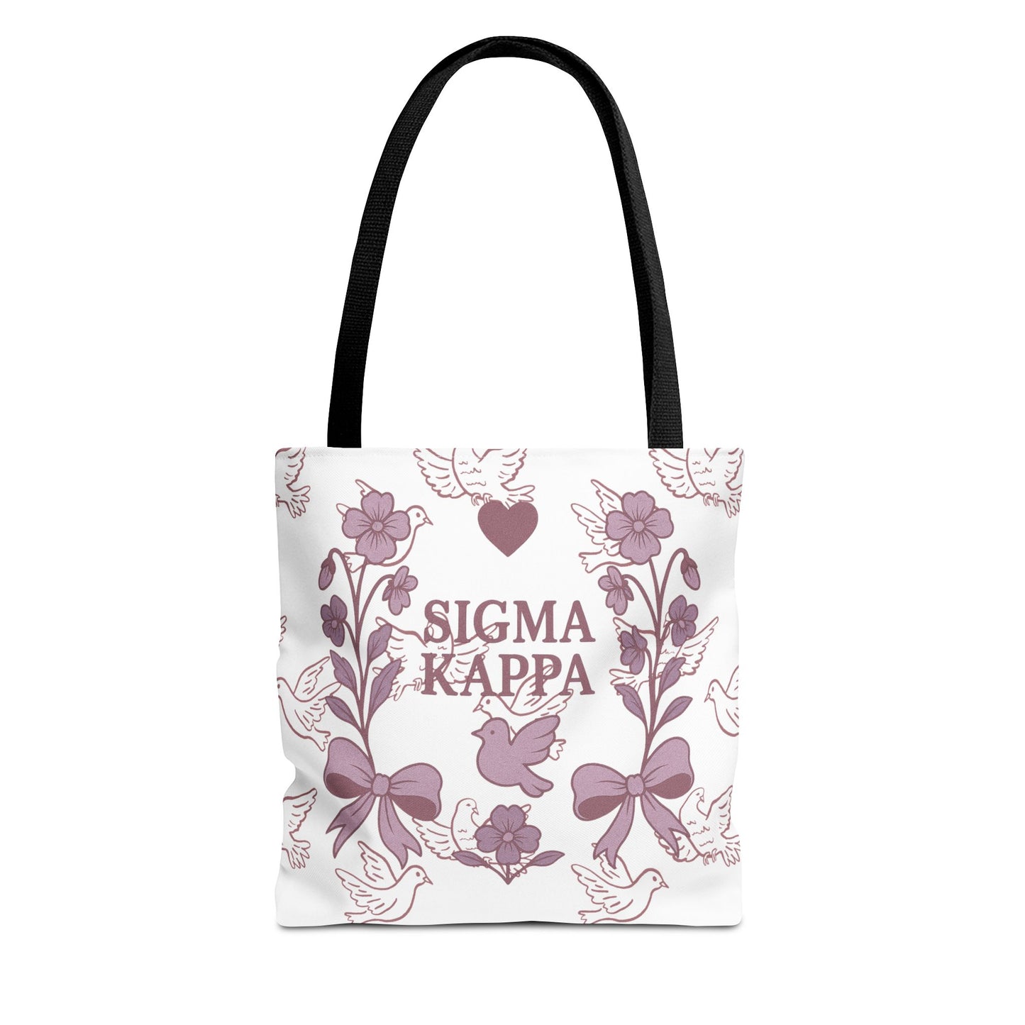 Sigma Kappa Floral Tote Bag | Sorority Gift, Eco-Friendly Carry-All, College Accessory, Stylish Shopping Bag, Chic Beach Tote
