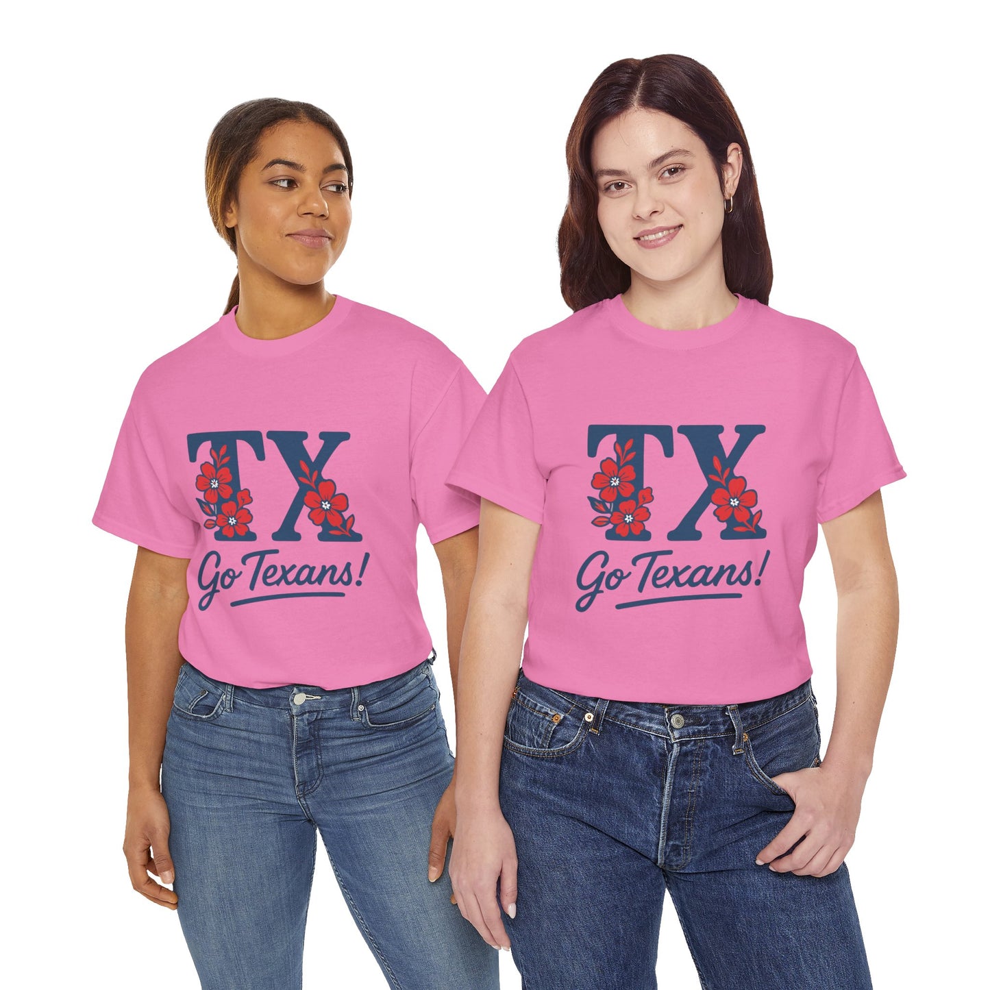 Texas Pride Unisex Cotton Tee | Go Texans! T-Shirt, Casual Wear, Game Day Shirt, Gift for Fans, Spring/Summer Style
