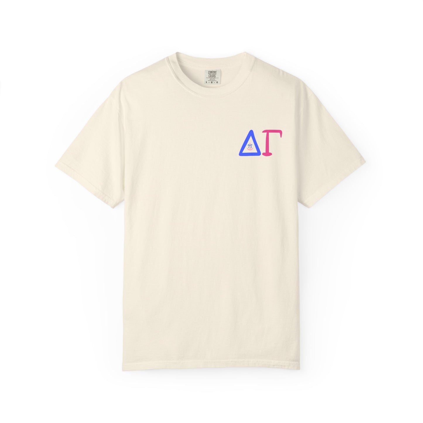 Delta Gamma Unisex Garment-Dyed T-Shirt, Sorority Pride Shirt, Nautical Design Tee, Perfect for Recruitment and Celebrations, Gift Idea