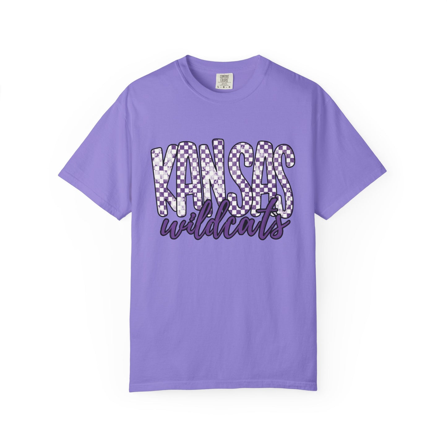 Kansas Wildcats Garment-Dyed T-Shirt | Unisex College Apparel