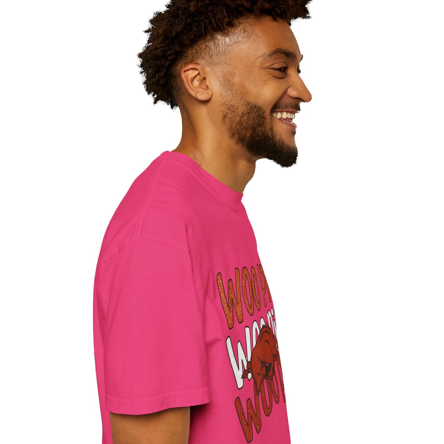 Woo Pig Garment-Dyed T-Shirt, Unisex Tee, Arkansas Pride Shirt, Casual Everyday Wear, College Game Day Tee, Fun Graphic Tee
