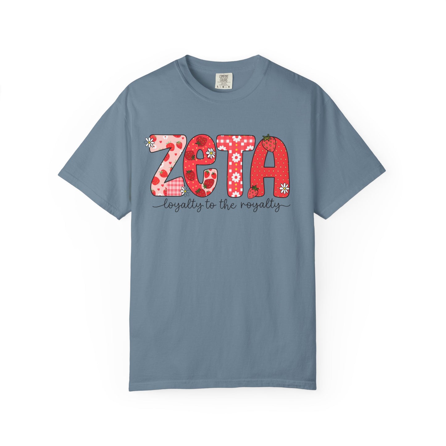 ZTALoyalty T-Shirt, Unisex Garment-Dyed Tee, Perfect for Sorority Events, Greek Life Apparel, Custom Festive Shirt, Everyday Casual Wear