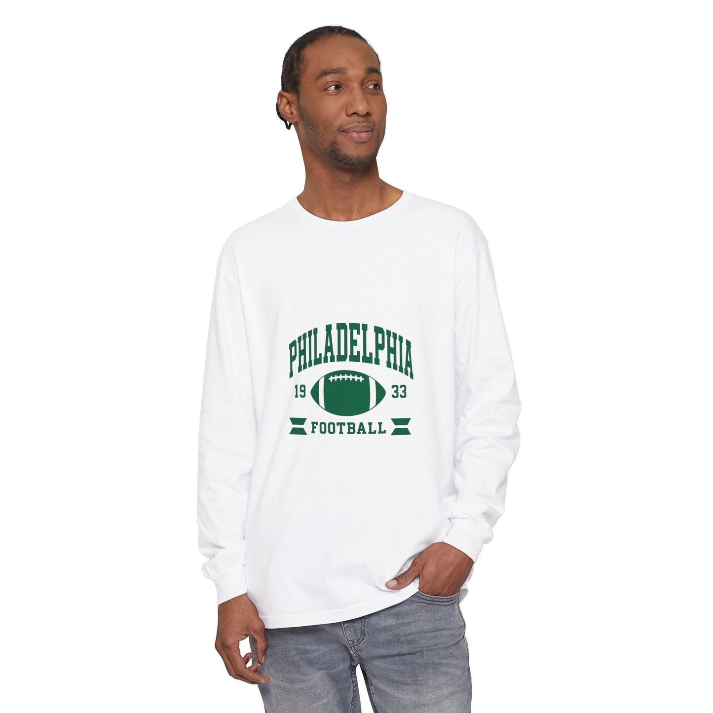 Vintage Philadelphia Football Long Sleeve T-Shirt
