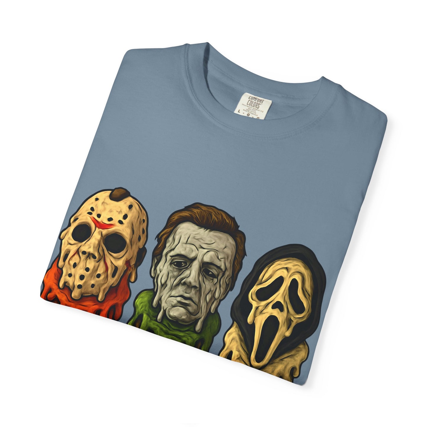 Halloween Horror Movie T-Shirt with Iconic Characters, Unisex Casual Tee for Gifting, Summer Fun, Halloween Costume, Movie Lovers