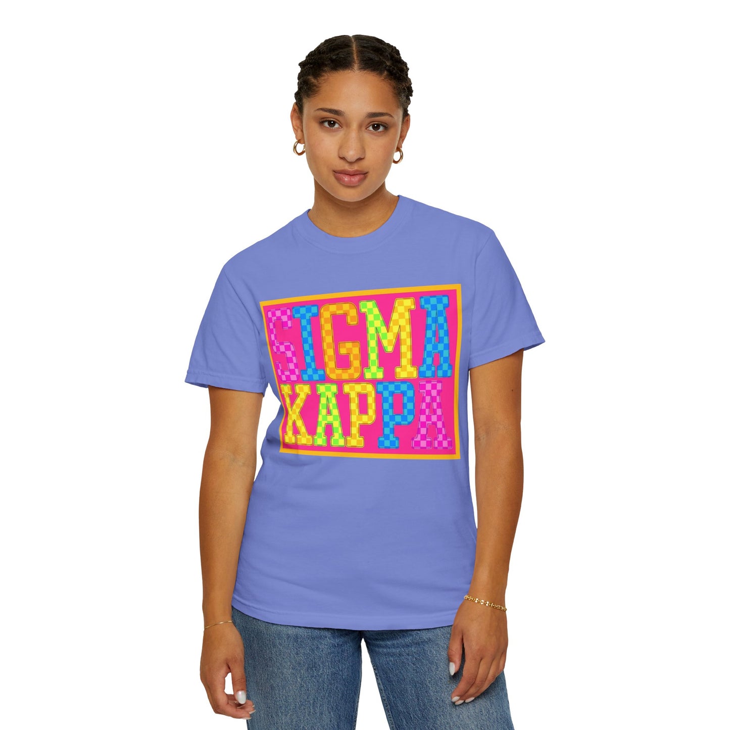 Colorful Sigma Kappa T-Shirt | Sorority Apparel