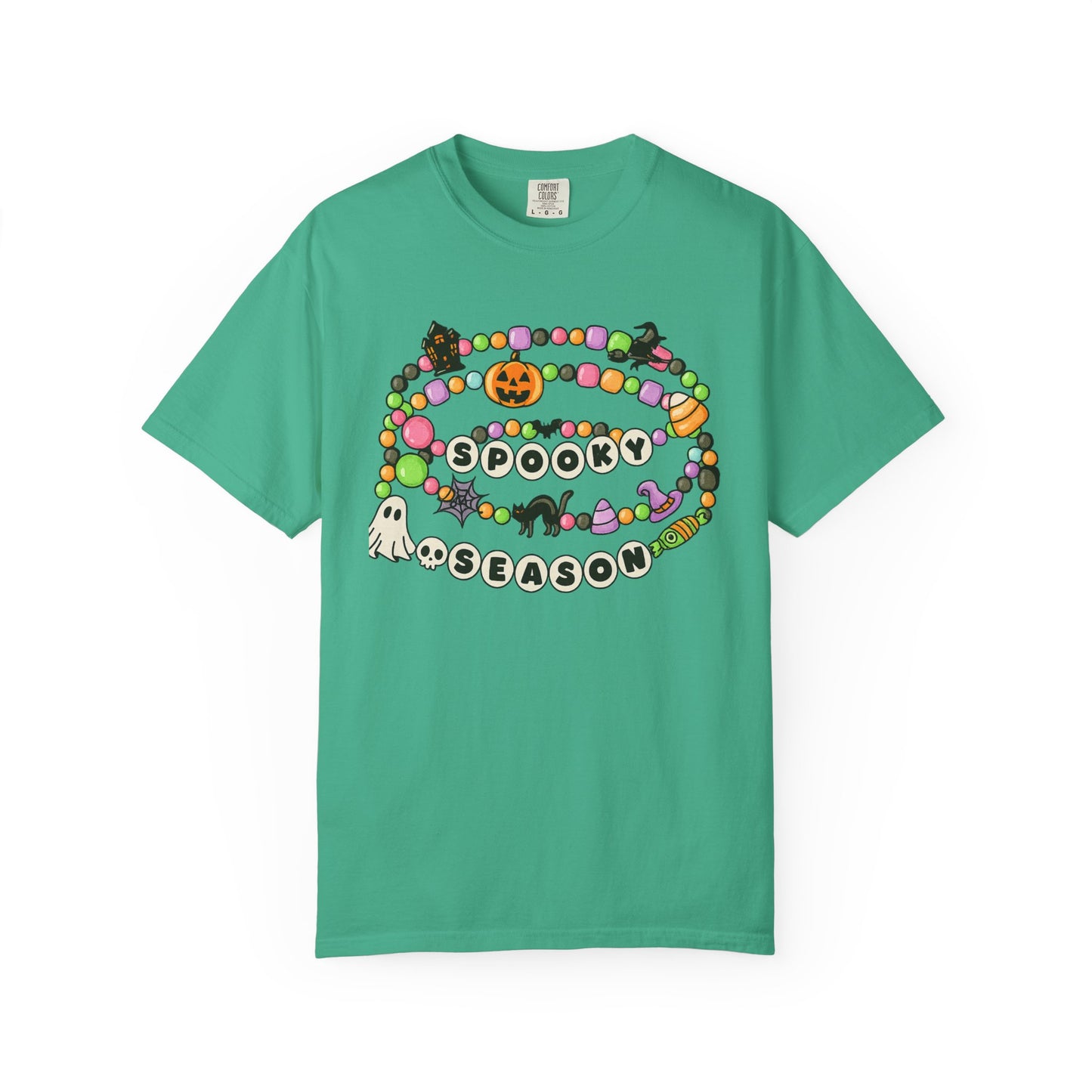 Spooky Season Friendship Bracelet T-shirt | Halloween Fun, Unisex Tee