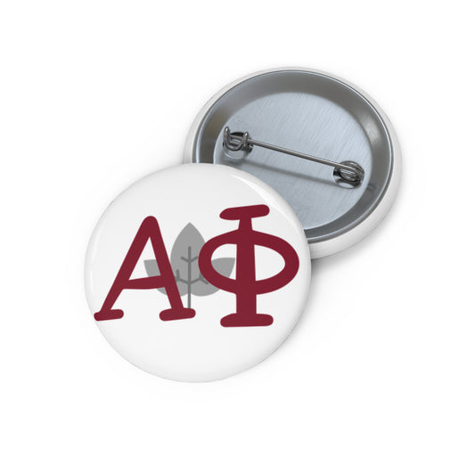 Alpha Phi Custom Fraternity Pin Buttons, Personalized Badge Pins for Events, Gifts for Members, Sorority Recruitment, Club Merchandise