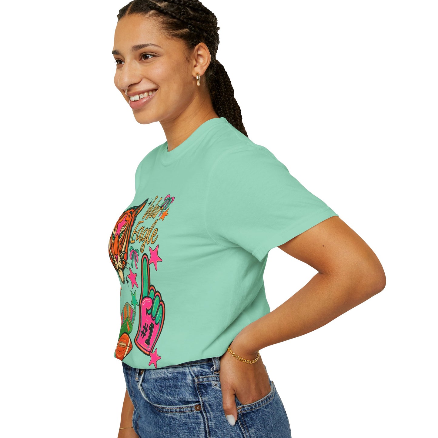 Vintage Preppy Tiger Football Game Day Unisex T-shirt