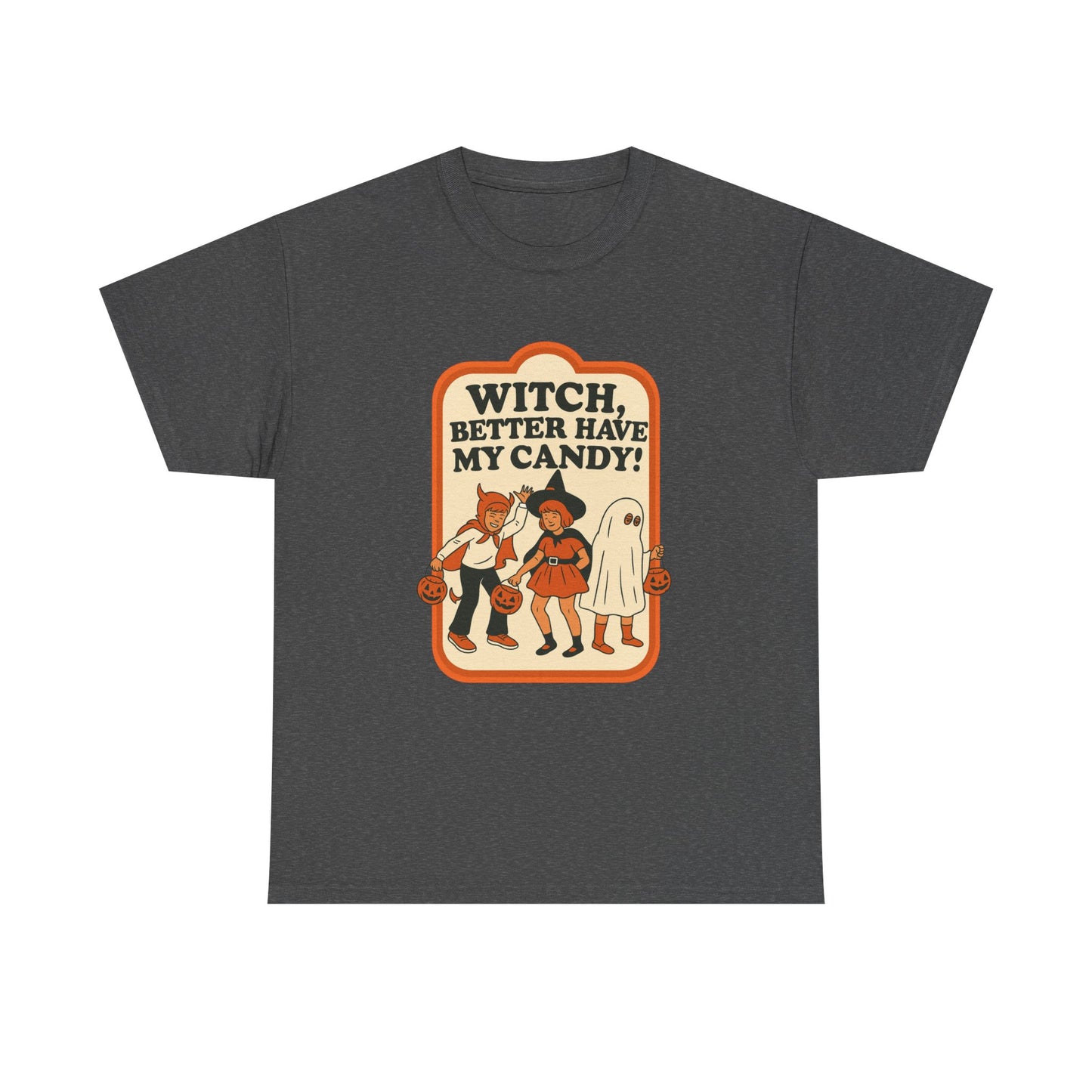 Halloween Witch Candy Tee - Unisex Cotton Shirt