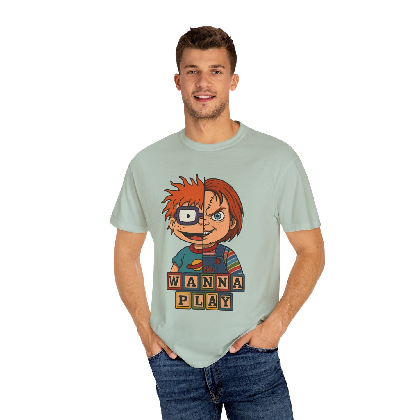 Two Faced Halloween Chucky-Inspired Unisex T-Shirt