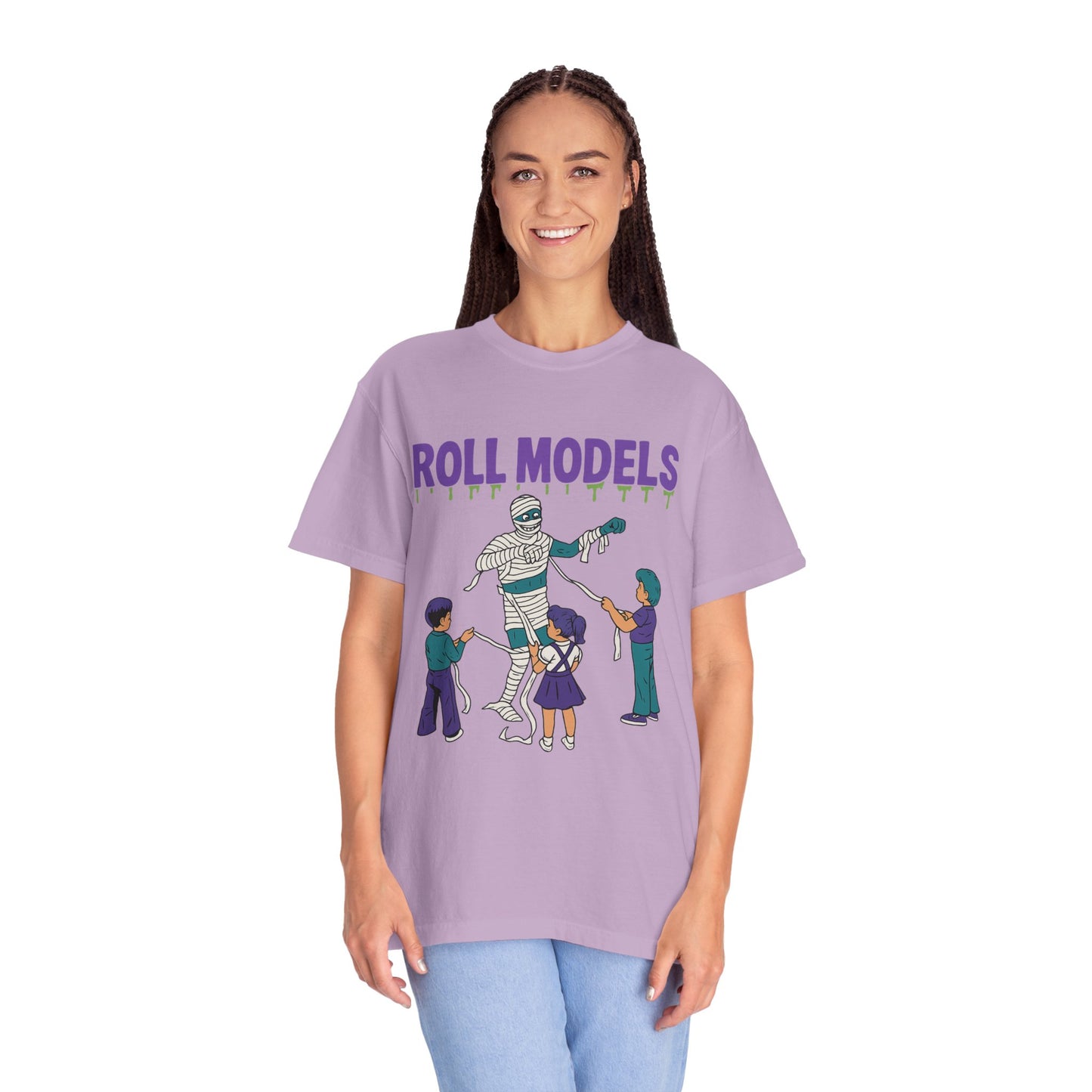 Mummy Roll Models T-Shirt, Cute Halloween Shirt, Kids Costume Tee, Family Fun Outfit, Retro Graphic Top, Vintage Style Tee