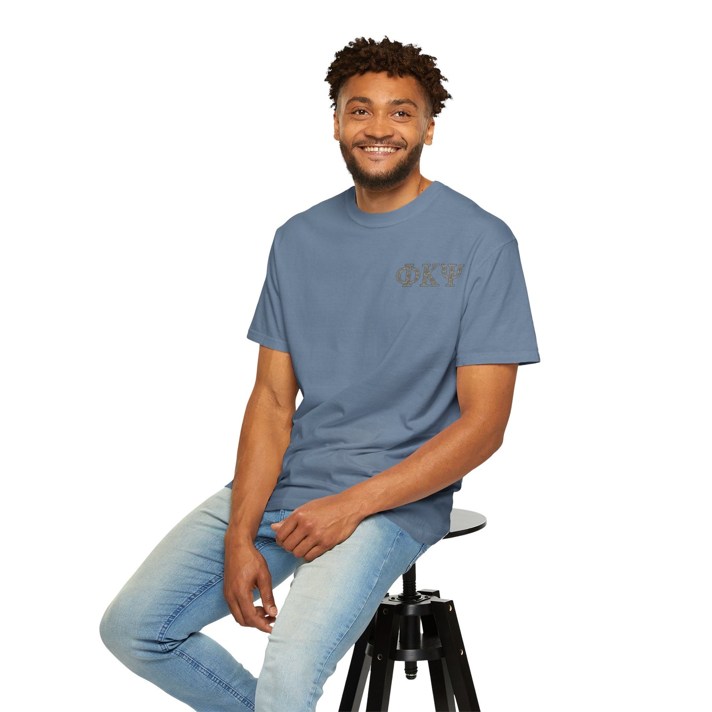 Unisex Garment-Dyed T-shirt with PiKappaPsi Design, Casual Tee, College Apparel, Greek Life Shirt, Unique Gift, Brotherhood T-shirt
