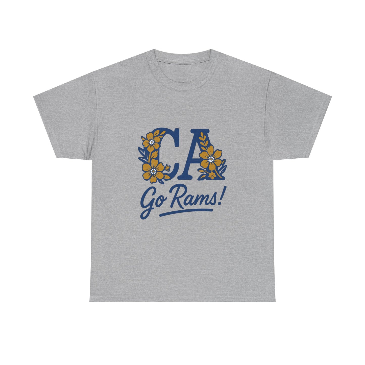 CA Rams Floral Tee