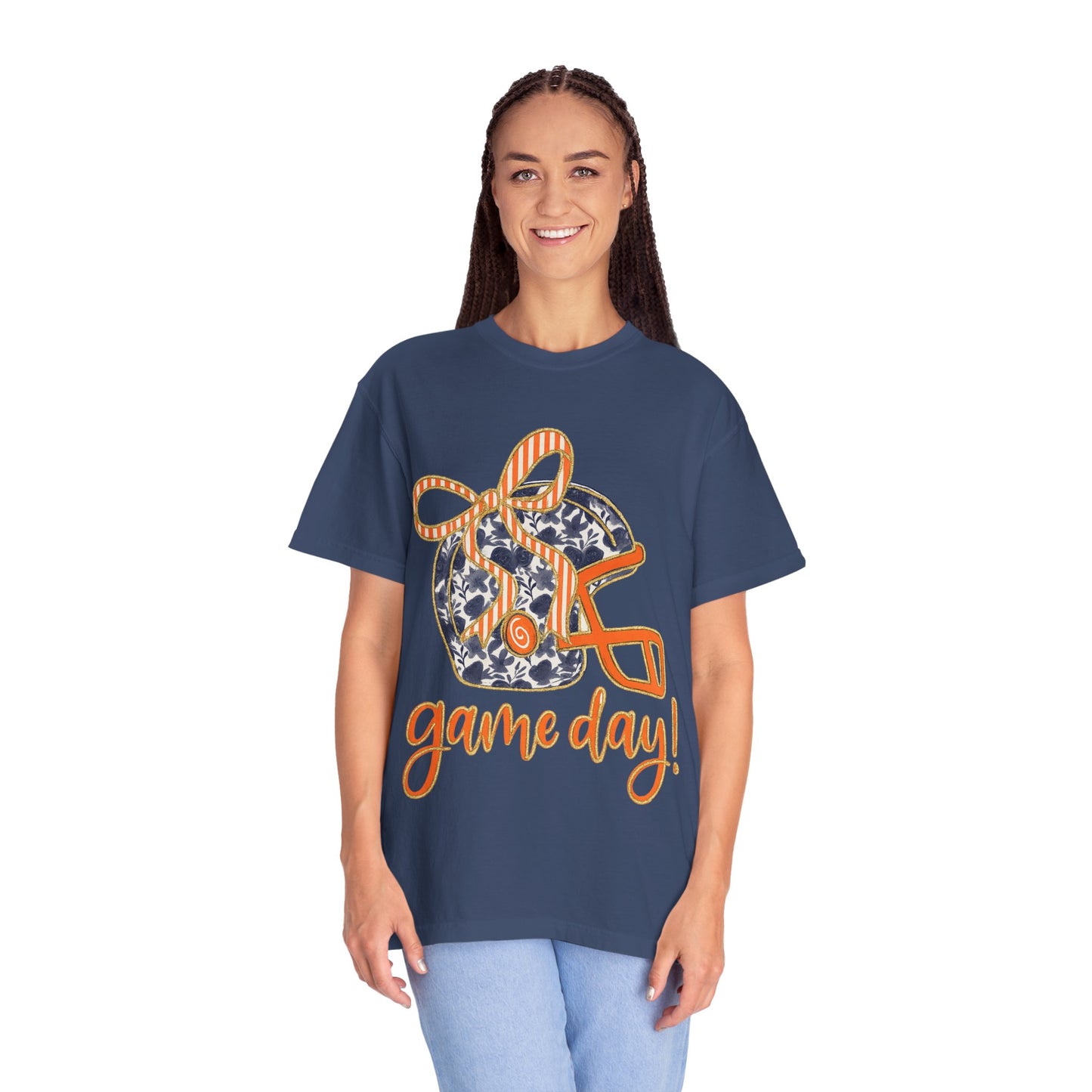 Game Day Coquette Style, Football Helmet T-Shirt | Unisex Sports Tee for Football Fans | Perfect for Tailgating, Game Everyday Wear