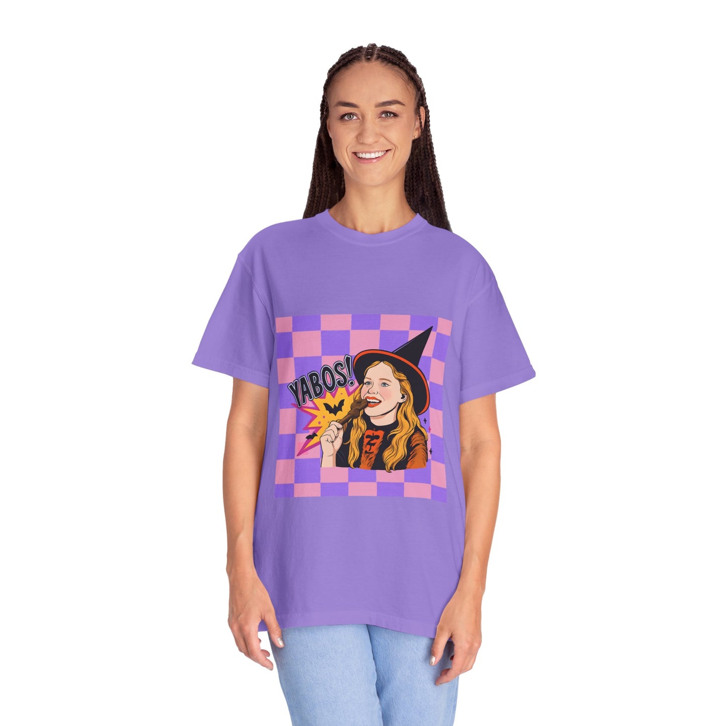 Witchy Vibes T-shirt - Yabos Graphic Tee, Cute Halloween Shirt, Unisex Funny Costume Top, October Celebration Attire, Gift for Witch Lovers