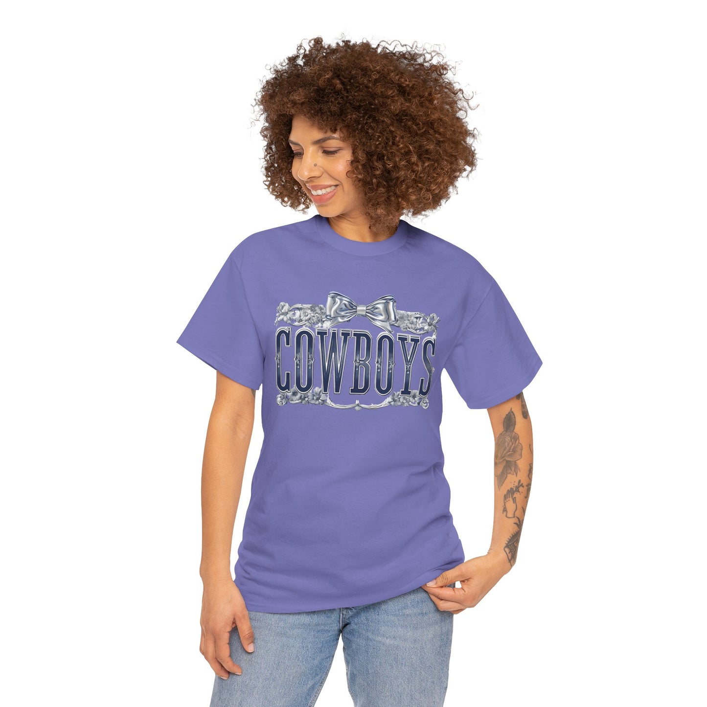 Cowboys Graphic Tee, Unisex Heavy Cotton Tee, Western Wear, Country Music Shirt, Rodeo Style T-Shirt, Gift for Cowboy Fans