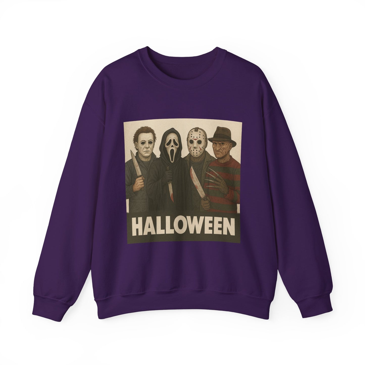 Spooky Movie Crewneck Sweatshirt - Halloween Horror Apparel