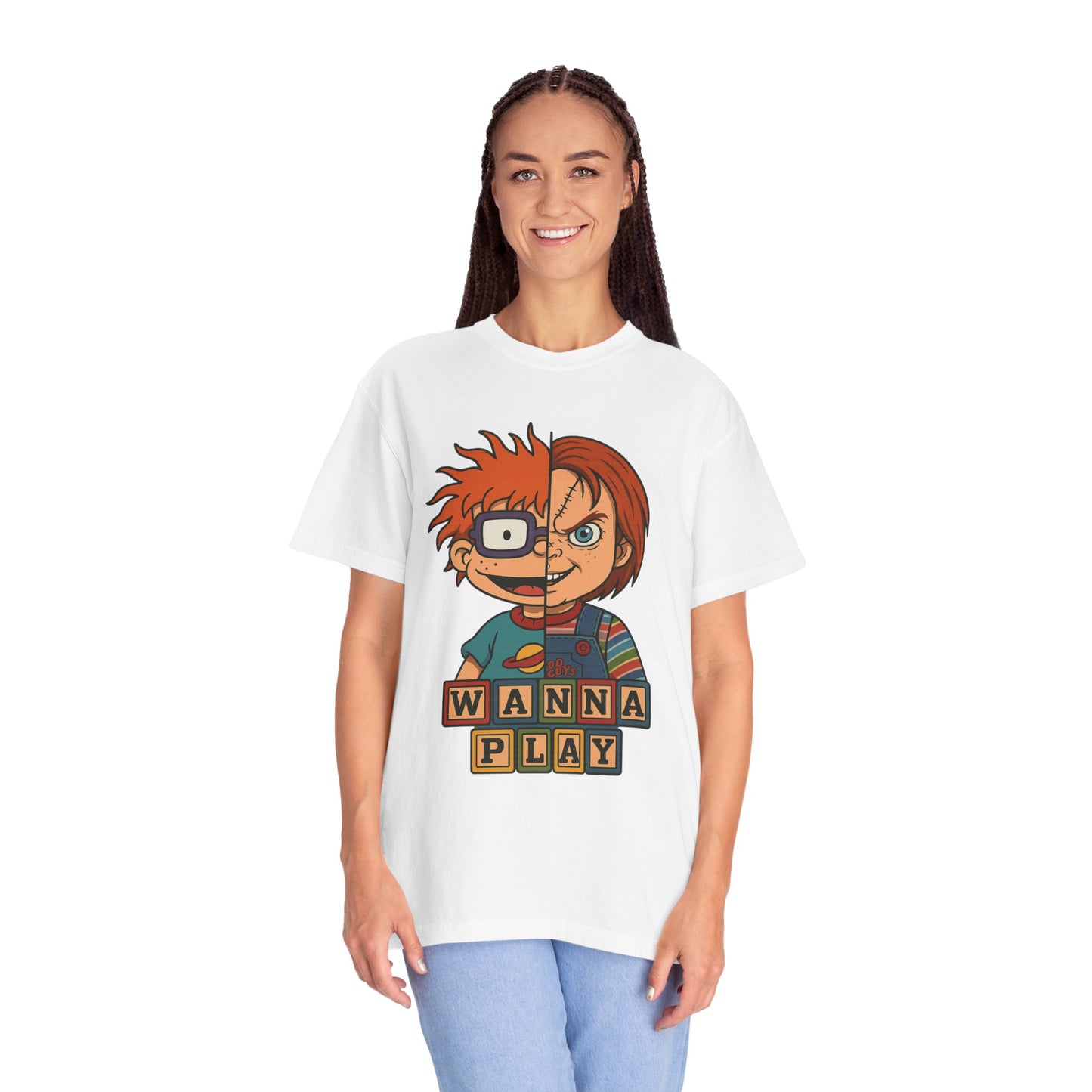 Two Faced Halloween Chucky-Inspired Unisex T-Shirt