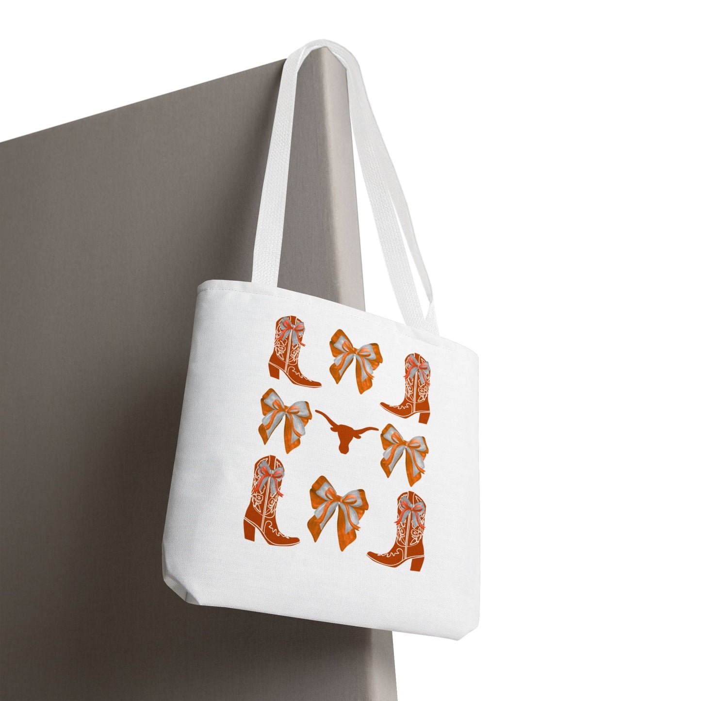 Tx longhorns Stylish Western Tote Bag, Cowgirl Style Accessories, Everyday Use, Gift for Rodeo Fans, hook em horns, texas game day, tx fan gift, graduation gift, texas alumni