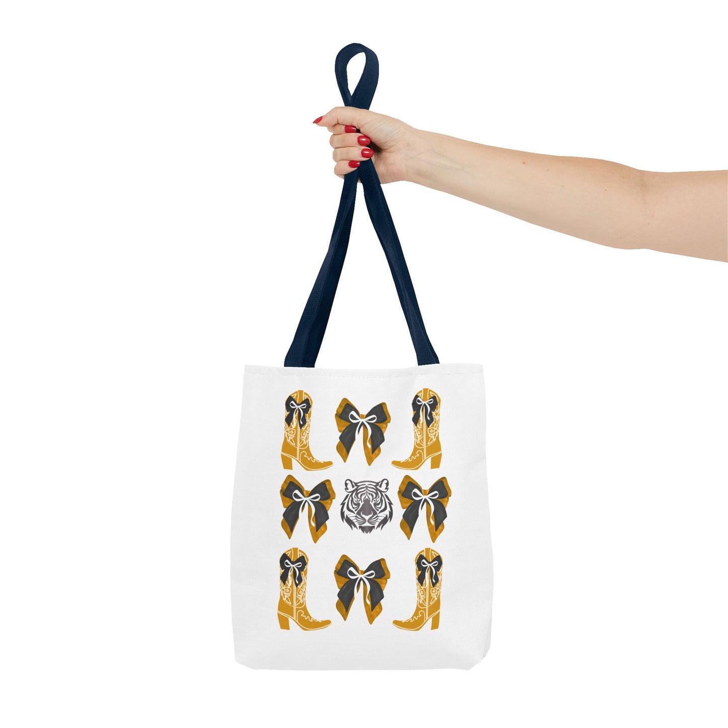 Mizzou tigers tote bag, missouri game day, Stylish Tote Bag with Boots and Tiger Design, missouri fan gift, missouri tigers alumni, graduation gift, mo tigers