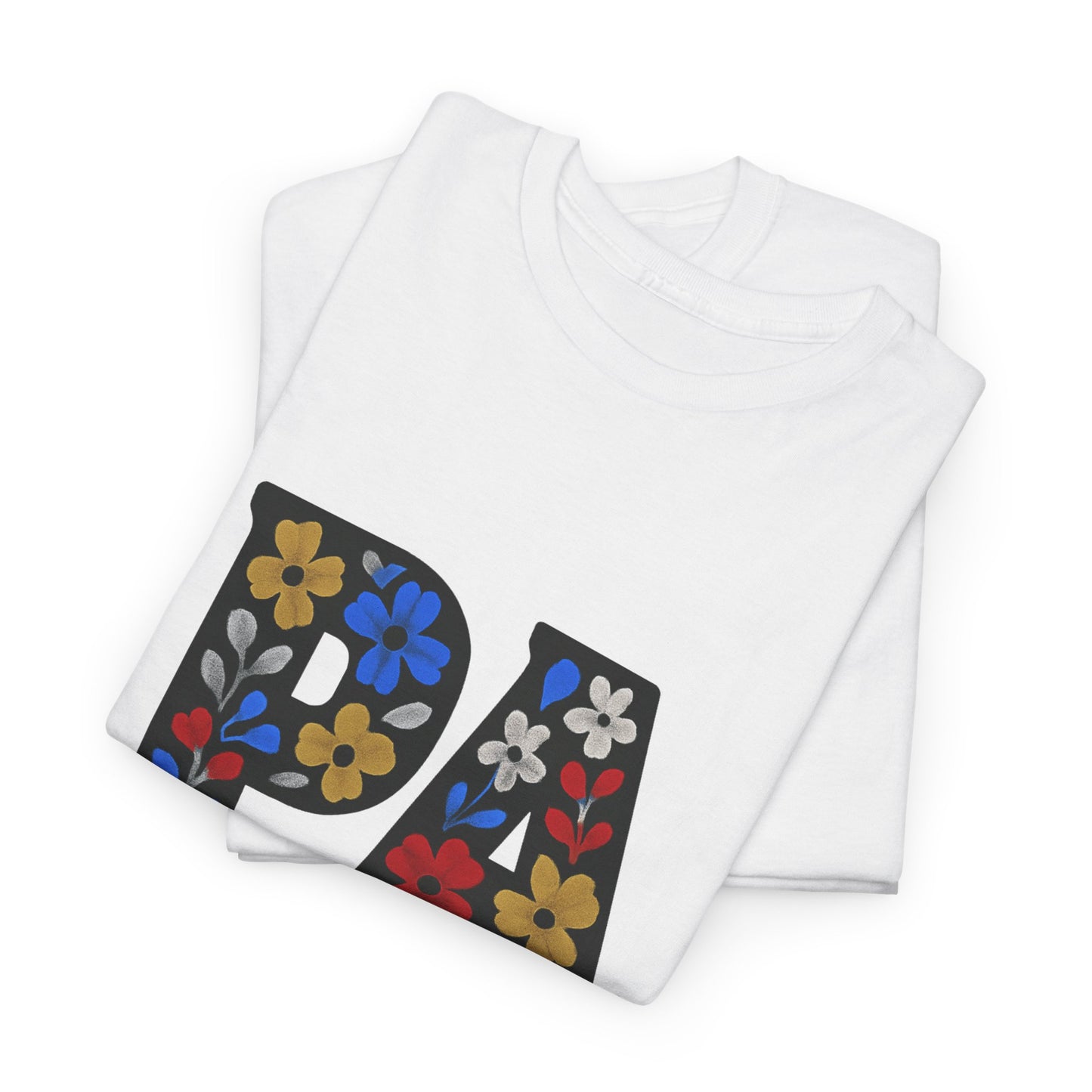 Sports Fan Tee - Floral PA Go Steelers Unisex Heavy Cotton Tee
