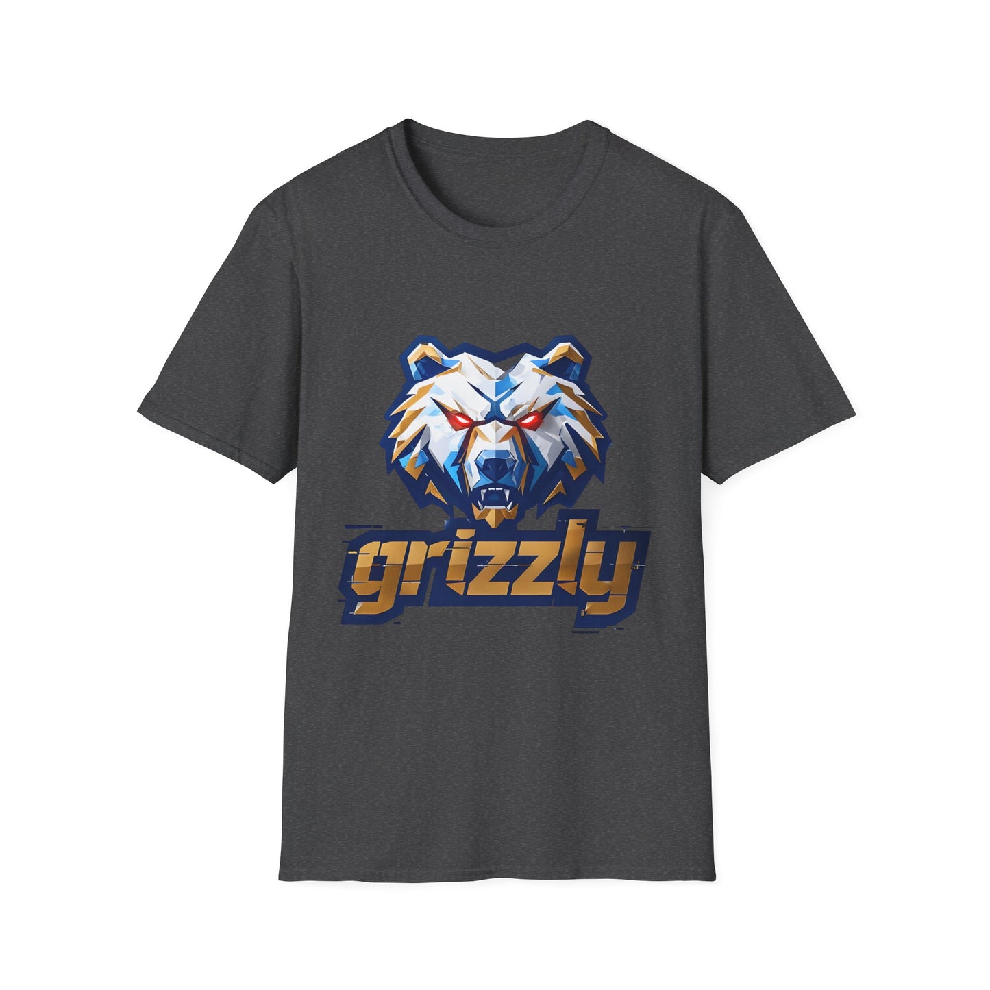 Grizzly Memphis Bear Graphic Tee, Unisex Softstyle T-Shirt, Memphis Basketball Fan, Memphis Grizz, 901, Go Grizz