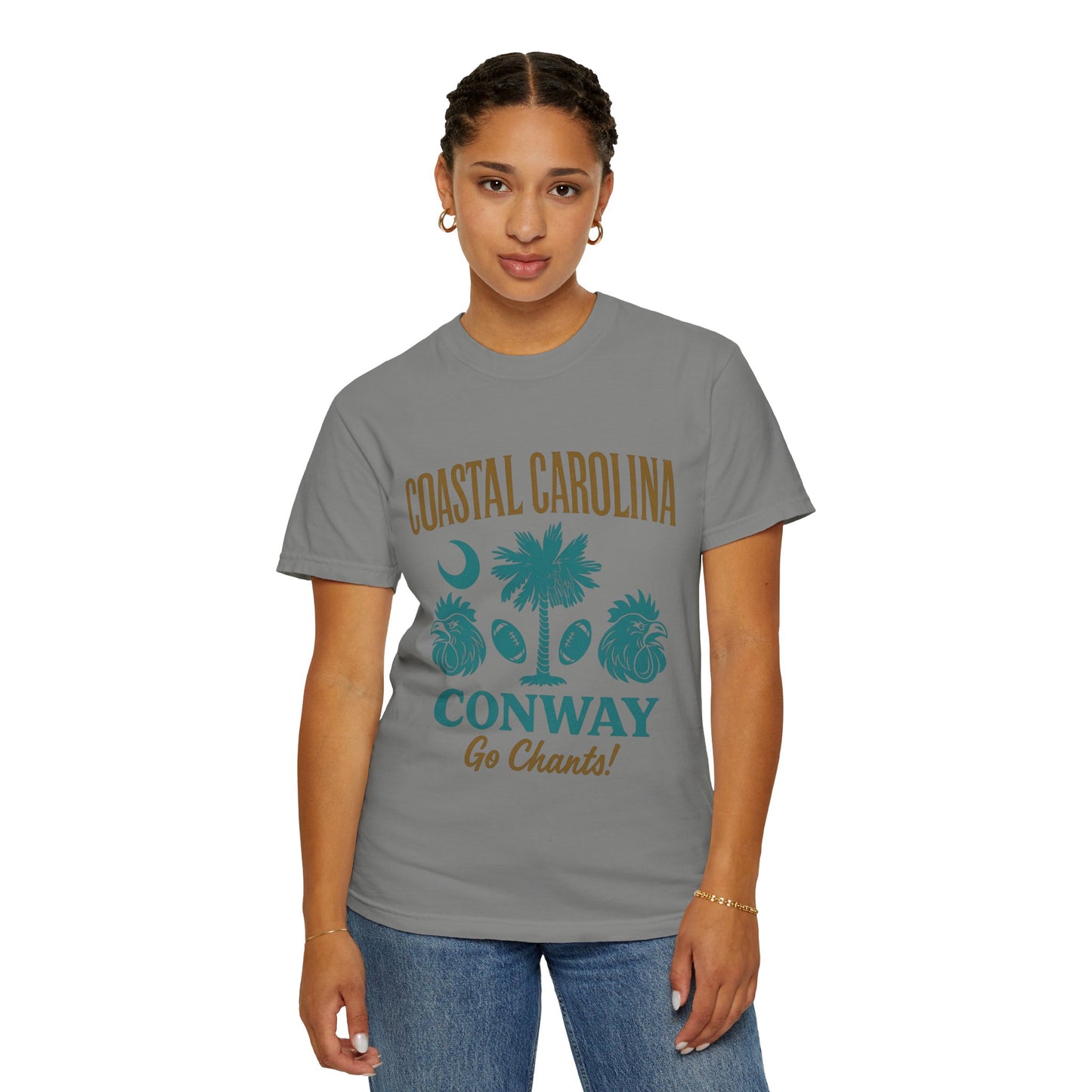 Go Chants T-Shirt, Unisex Garment-Dyed Tee, Beachwear, College Apparel, Summer Vibes