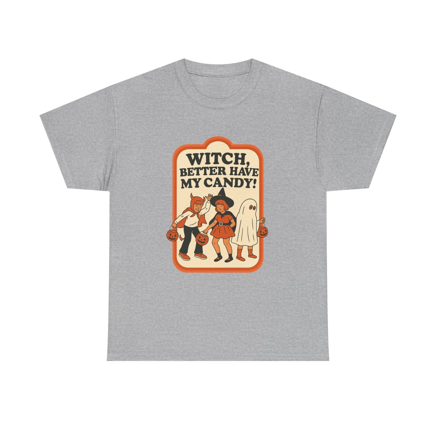 Halloween Witch Candy Tee - Unisex Cotton Shirt