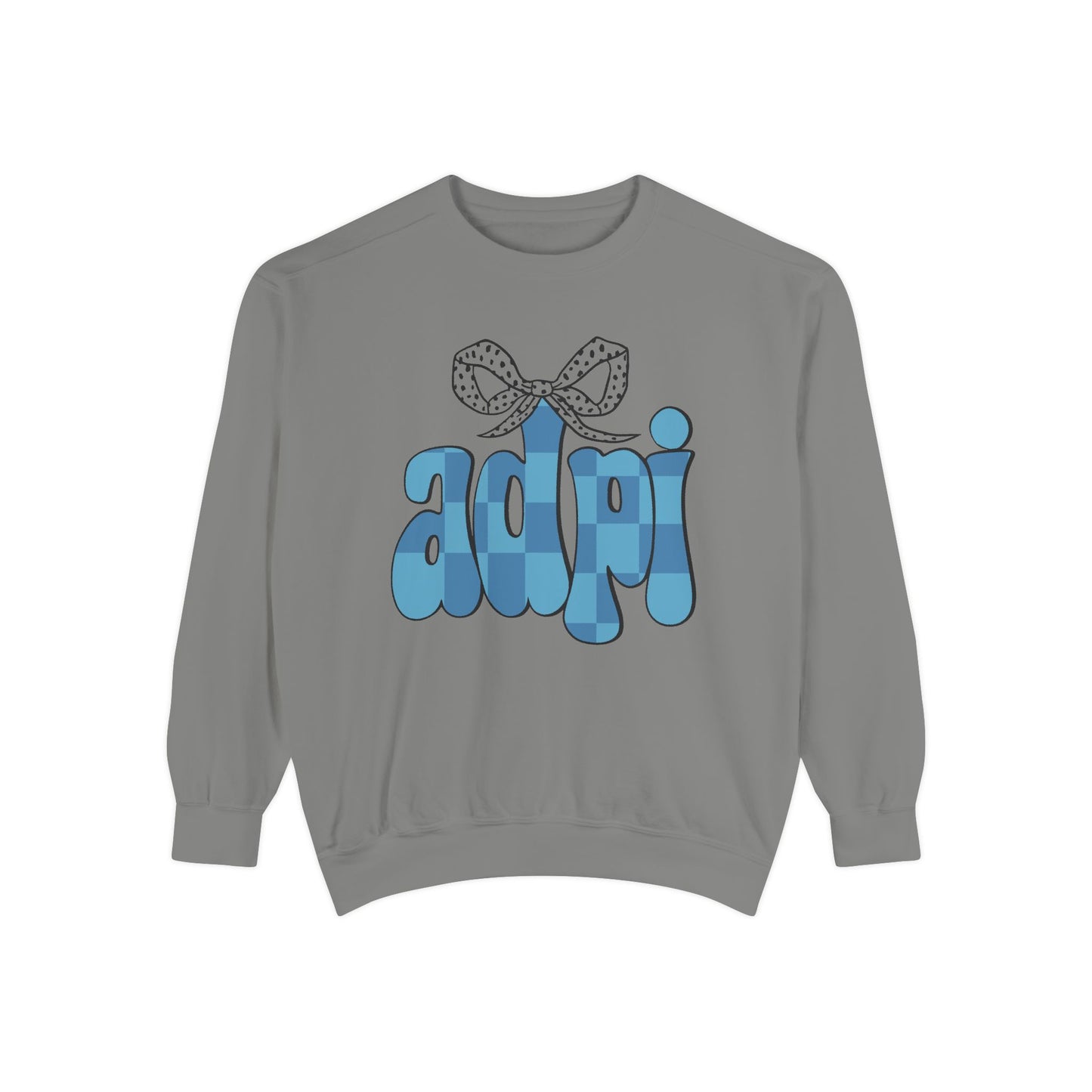 ADeltaPI Bow Design Unisex Sweatshirt - Cozy Casual Wear, comfort colors