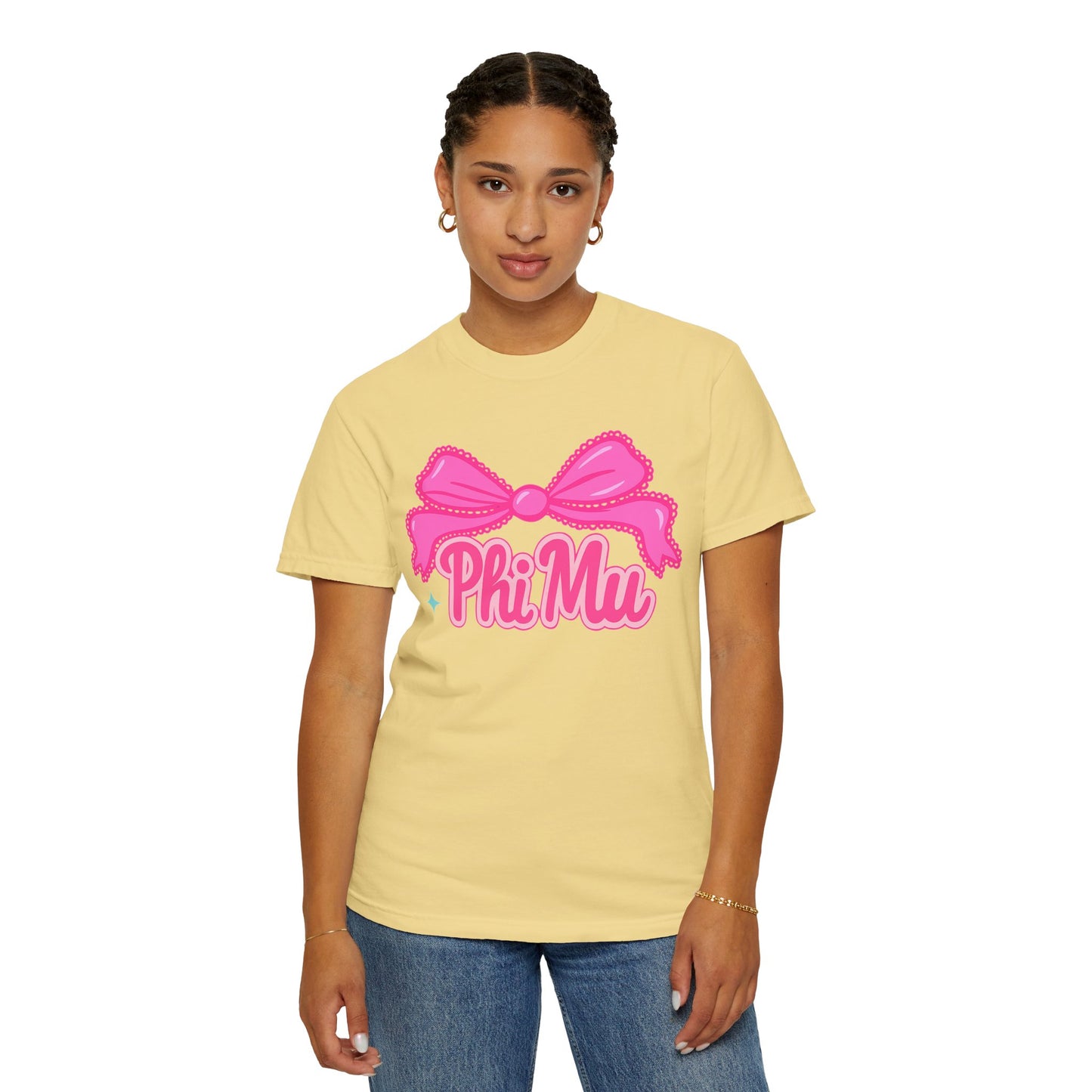 PhiMu Bow Pink Sorority T-Shirt