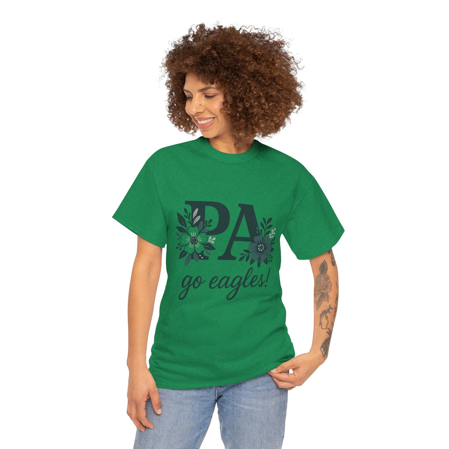 Floral PA Eagles Tee