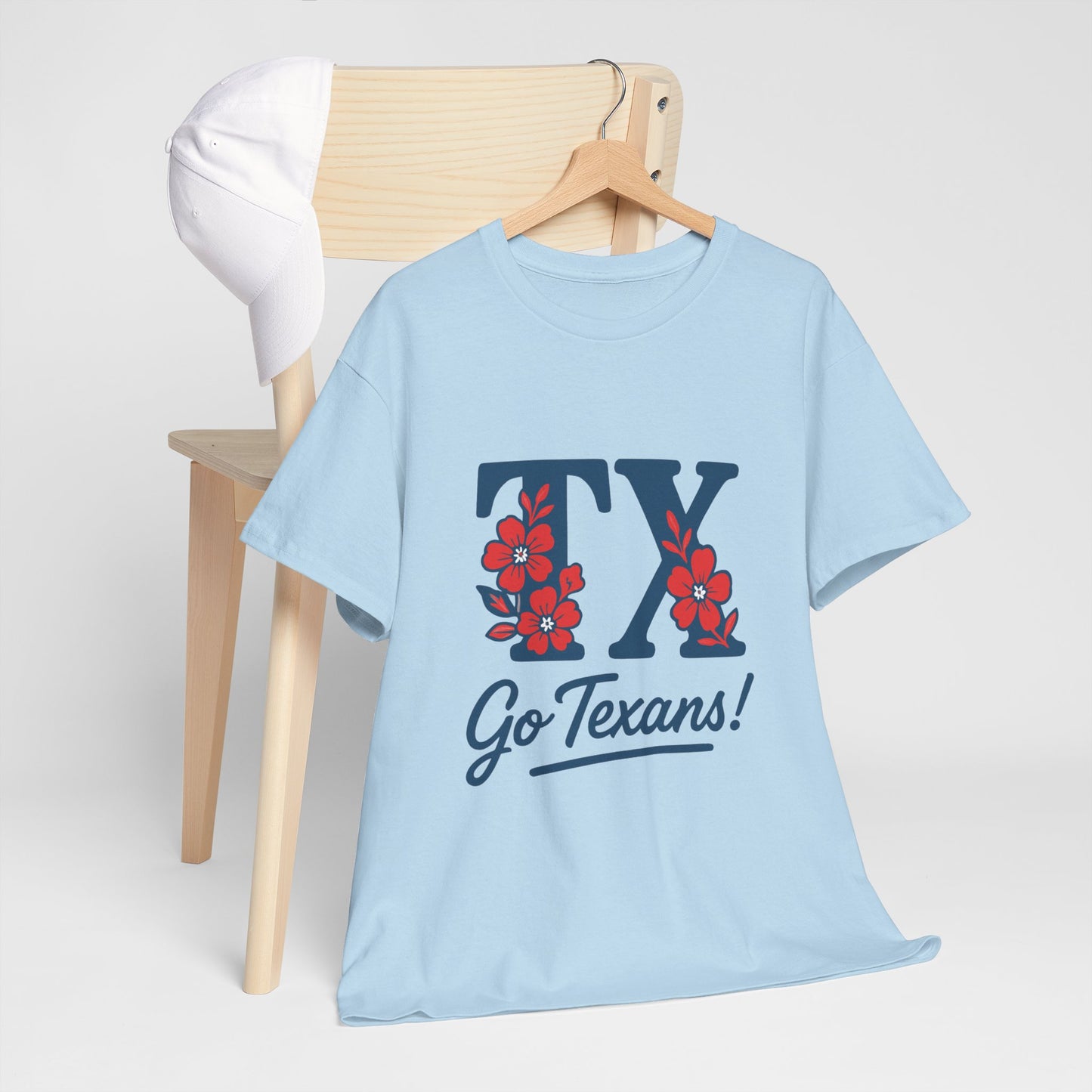 Texas Pride Unisex Cotton Tee | Go Texans! T-Shirt, Casual Wear, Game Day Shirt, Gift for Fans, Spring/Summer Style