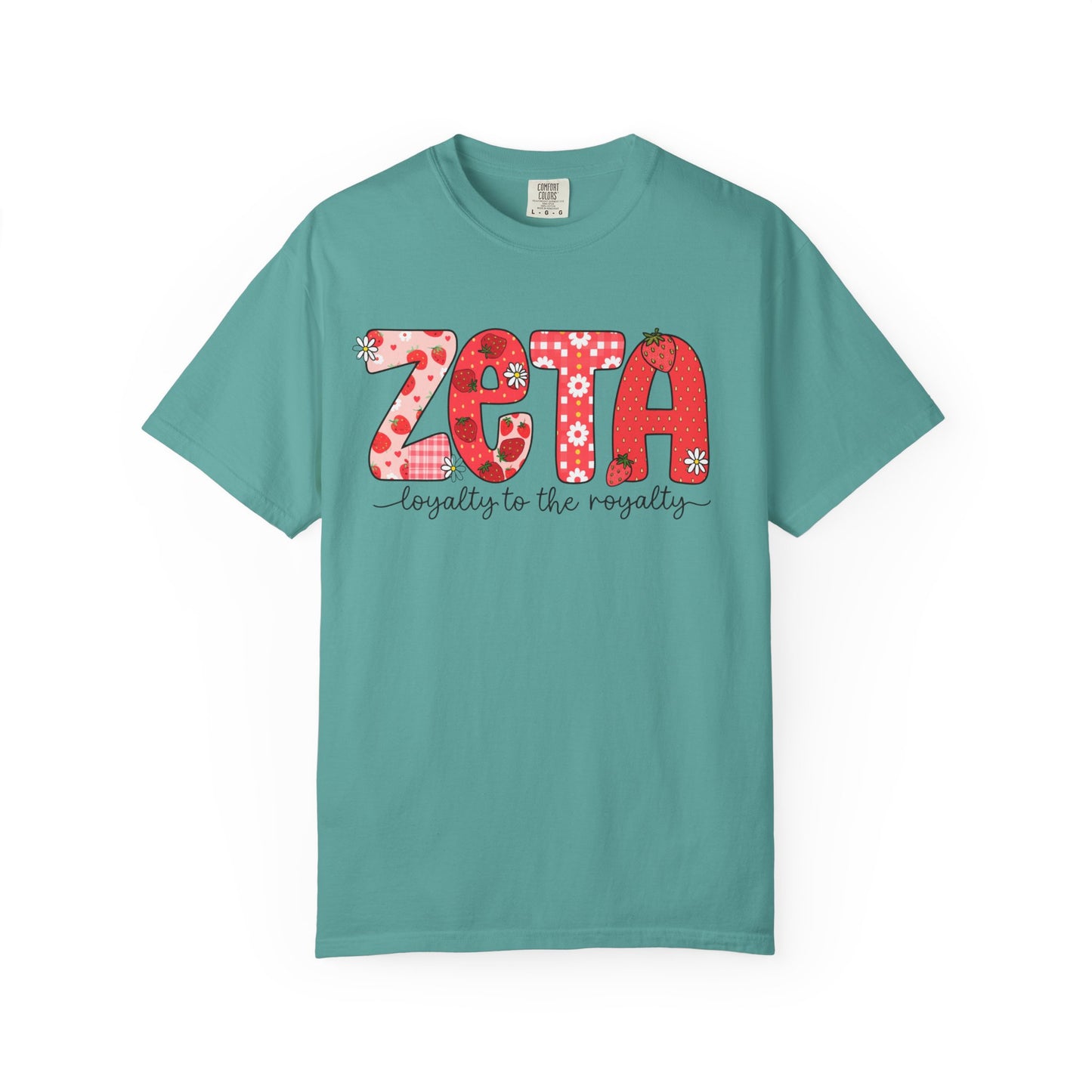 ZTALoyalty T-Shirt, Unisex Garment-Dyed Tee, Perfect for Sorority Events, Greek Life Apparel, Custom Festive Shirt, Everyday Casual Wear