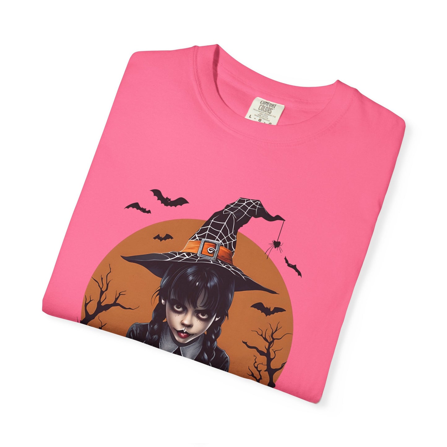 Halloween Witch Graphic Tee, Spooky Unisex T-Shirt, Pumpkin Halloween Costume, Fall Festive Apparel, Witchy Shirt for October