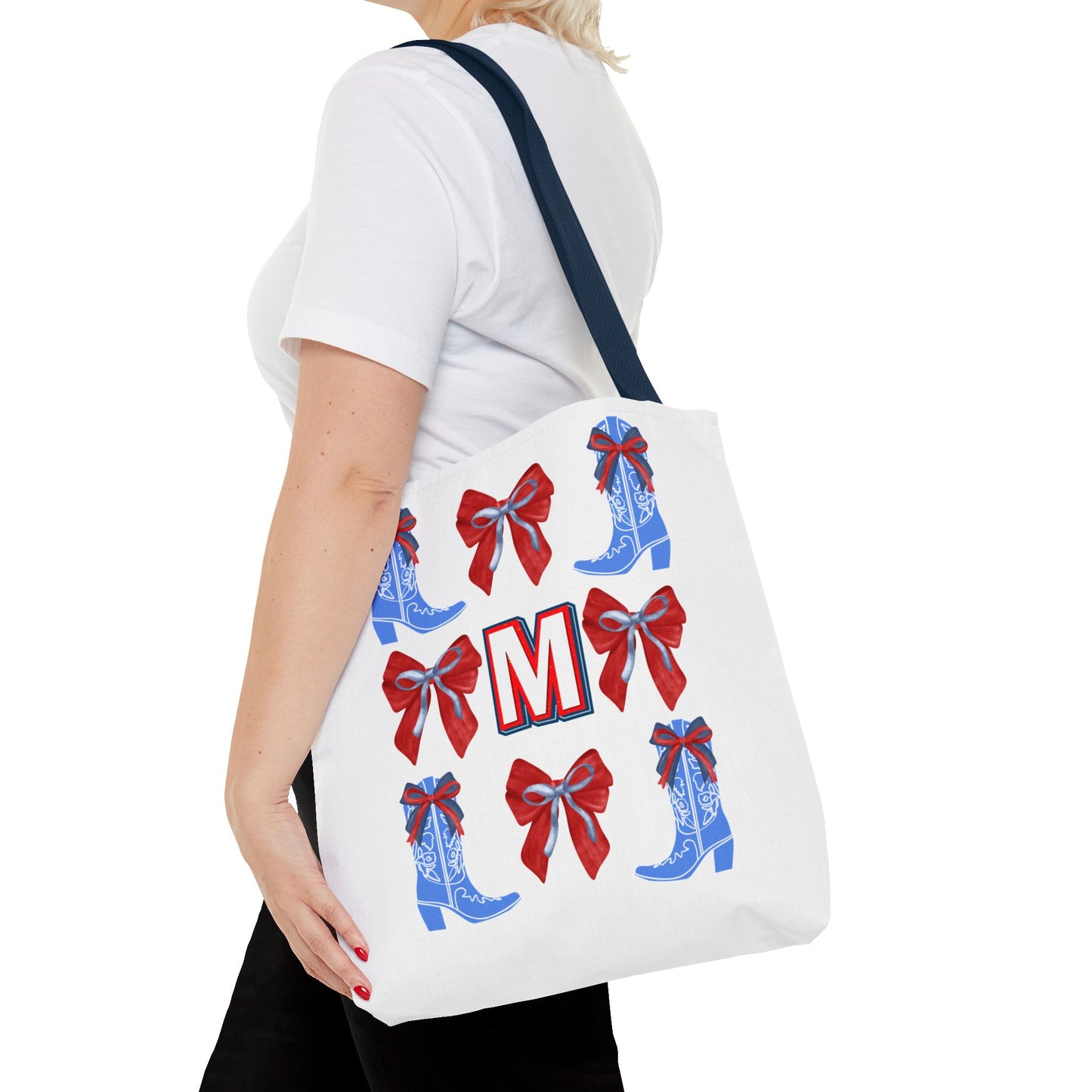 Mississippi Coquette Tote Bag, Personalized Tote, Mississippi Fan Gift, Ole Miss, Hotty Toddy, College Student Gift, Graduation Gift