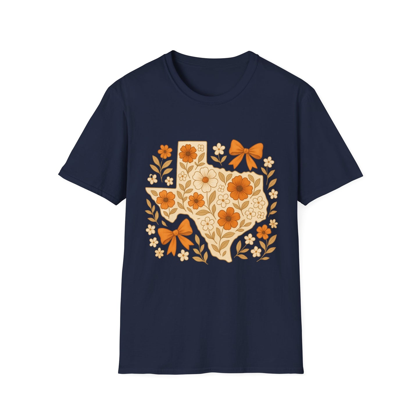 Texas Floral Unisex T-Shirt, Gift for Texans, Spring & Summer Wear, Festival Attire, Southern Charm Shirt