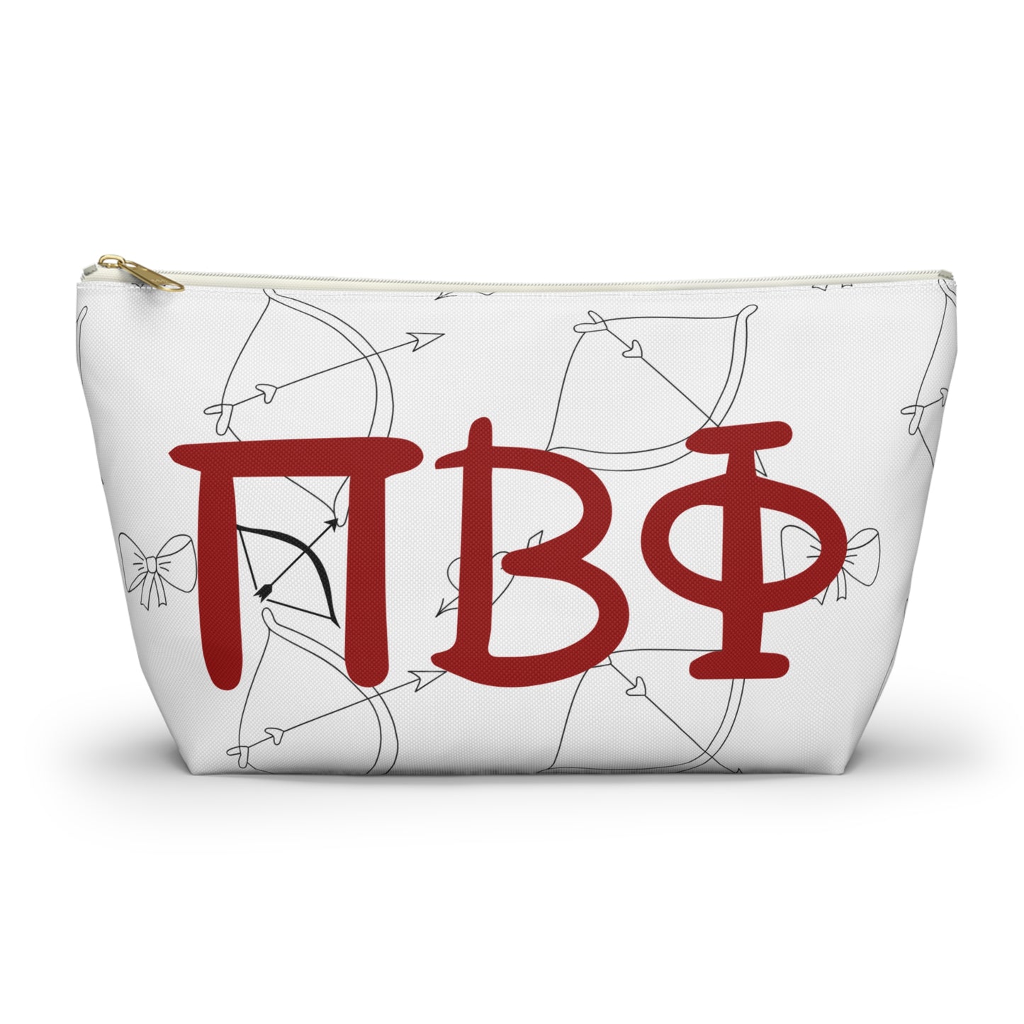 Pi Beta Phi Stylish Accessory Pouch, Personalized Cosmetic Bag, Ideal Gift for Friends, Perfect for School, Travel & Organization