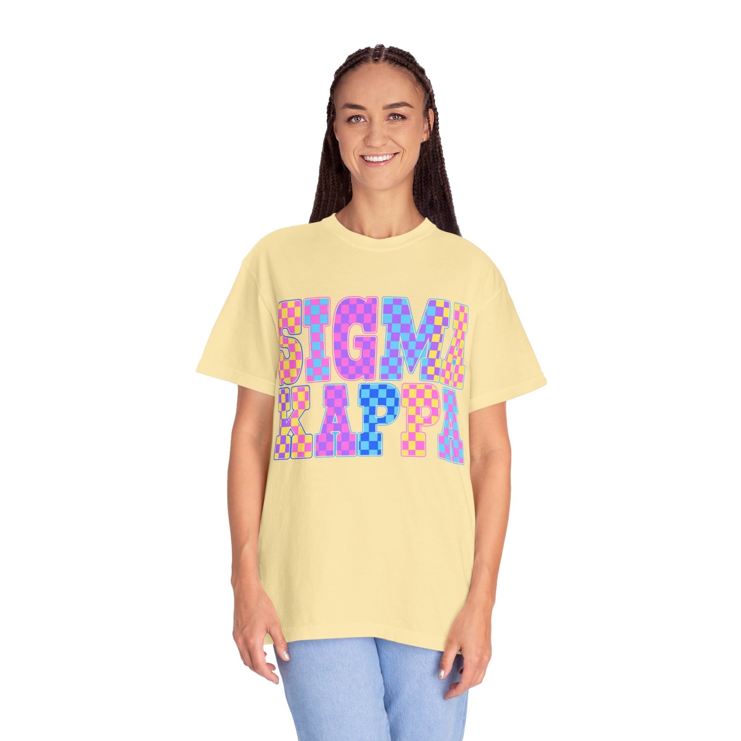 Colorful SigmaKappa T-Shirt - Unisex Garment-Dyed